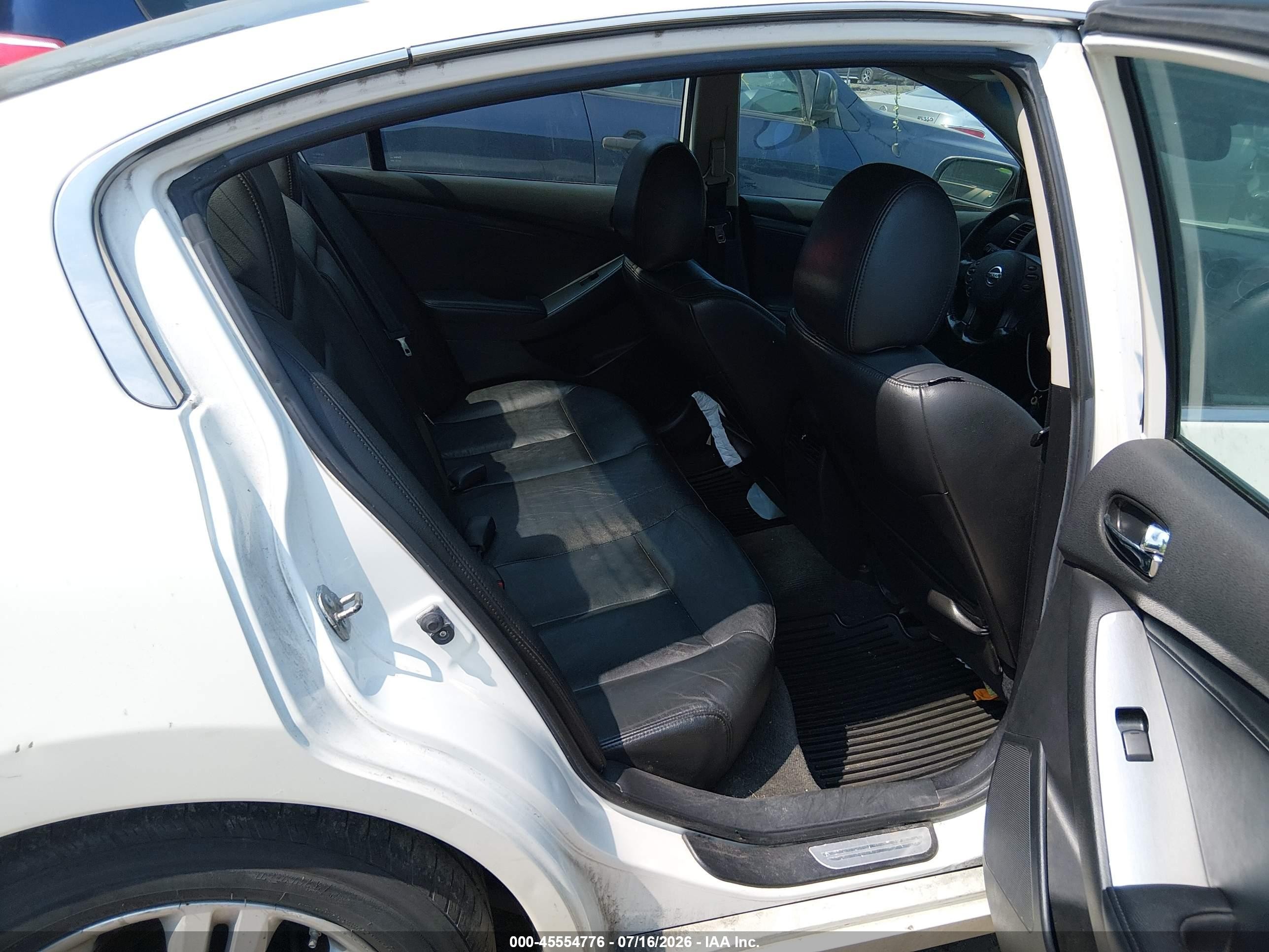 2012 Nissan Altima 2.5 S White vin: 1N4AL2AP8CN411940