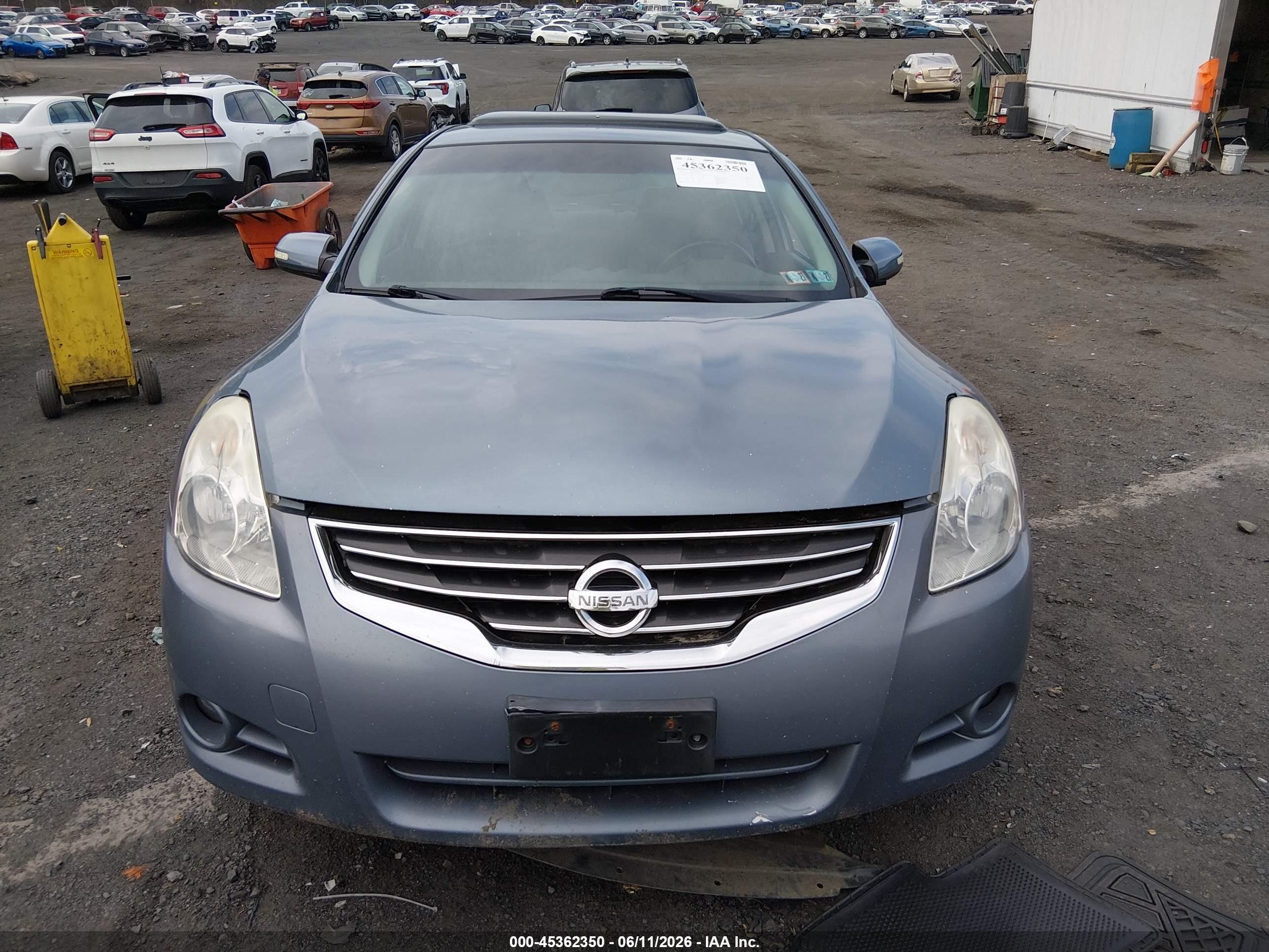 2012 Nissan Altima 2.5 S Light Blue vin: 1N4AL2AP8CN417737