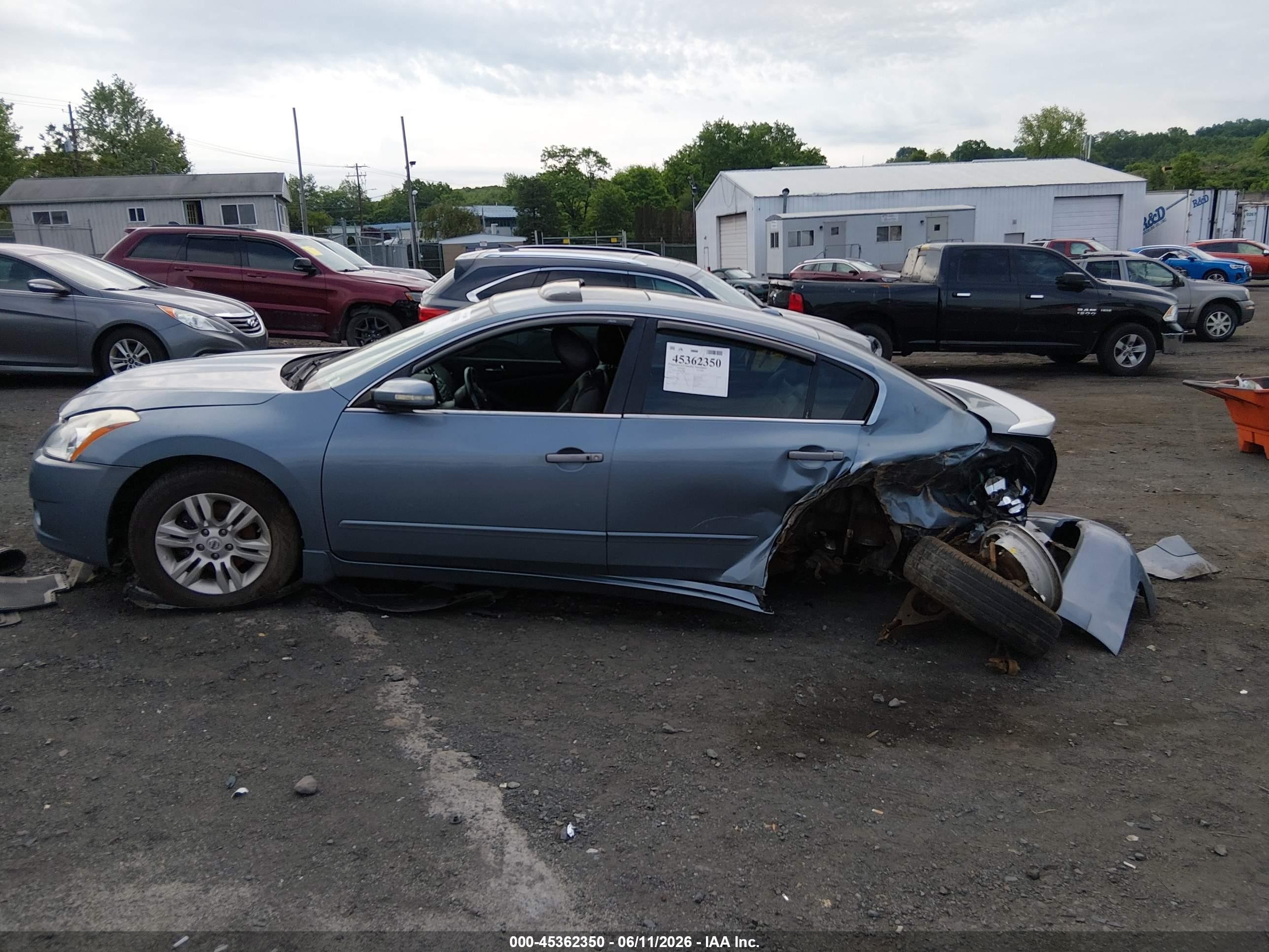 2012 Nissan Altima 2.5 S Light Blue vin: 1N4AL2AP8CN417737