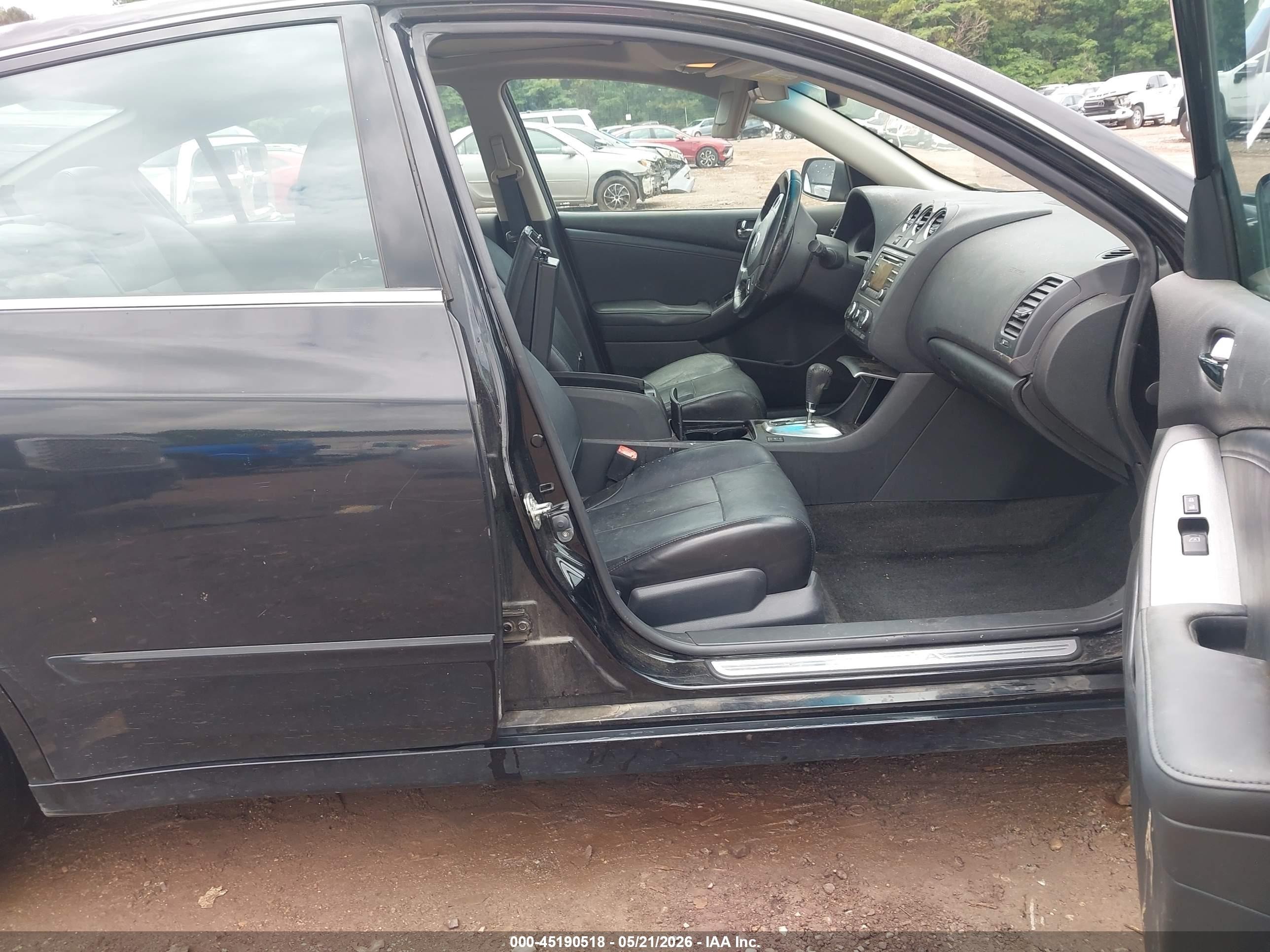 2012 Nissan Altima 2.5 S Black vin: 1N4AL2AP8CN433212