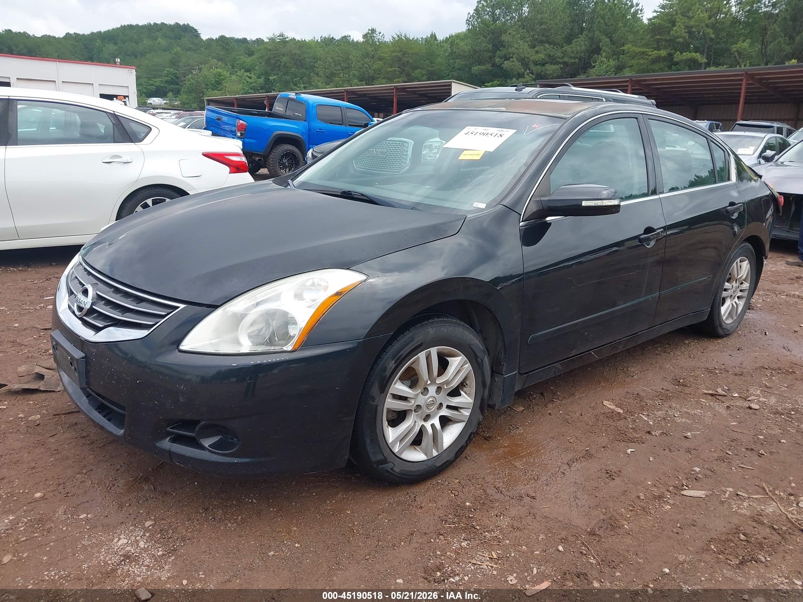 2012 Nissan Altima 2.5 S Black vin: 1N4AL2AP8CN433212