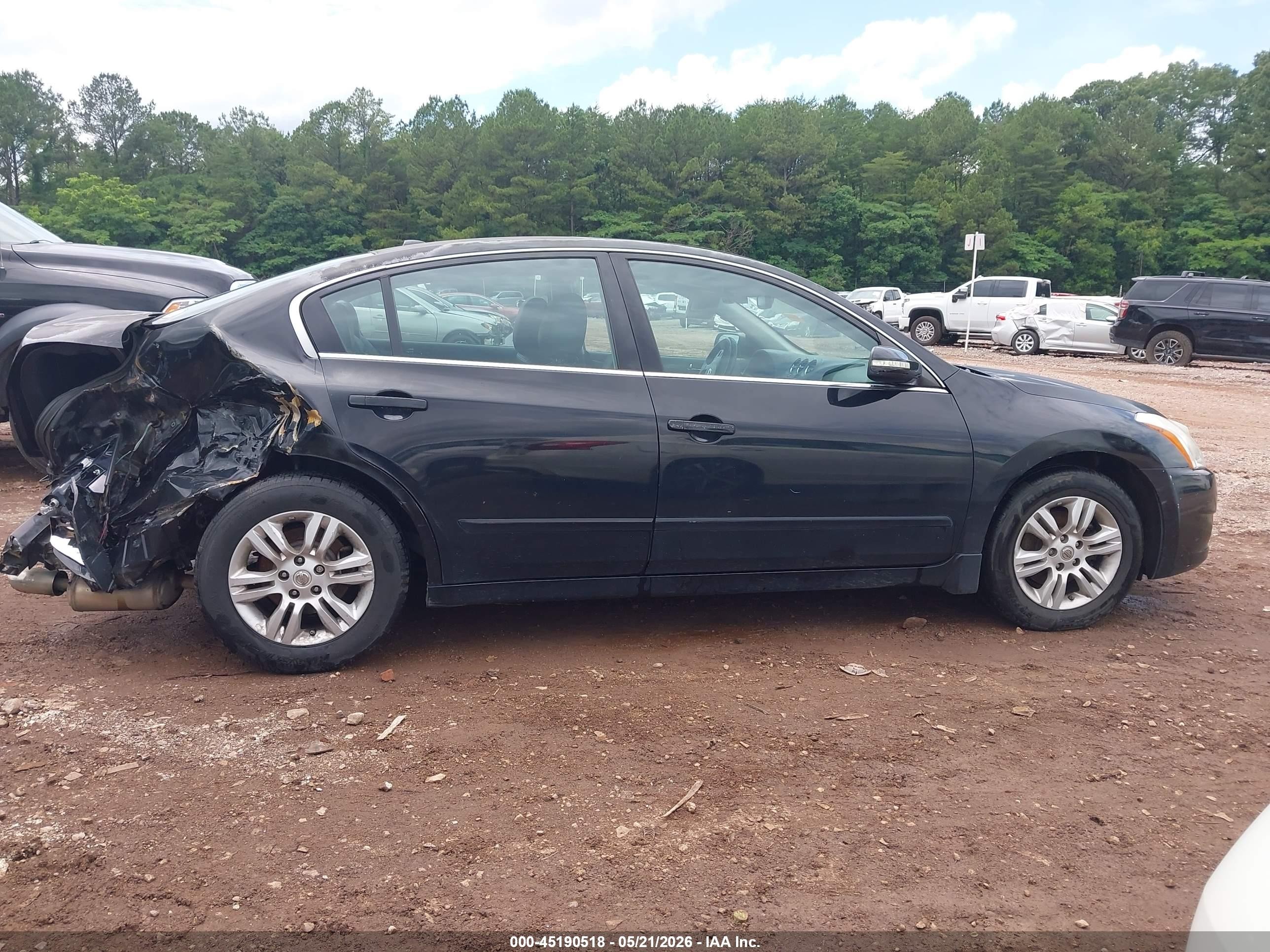 2012 Nissan Altima 2.5 S Black vin: 1N4AL2AP8CN433212