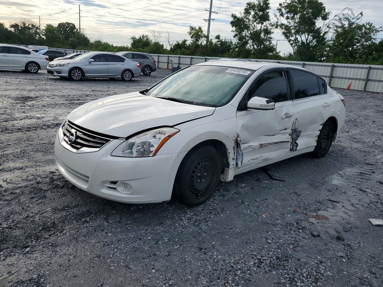 2012 Nissan Altima 2.5 White vin: 1N4AL2AP8CN439432