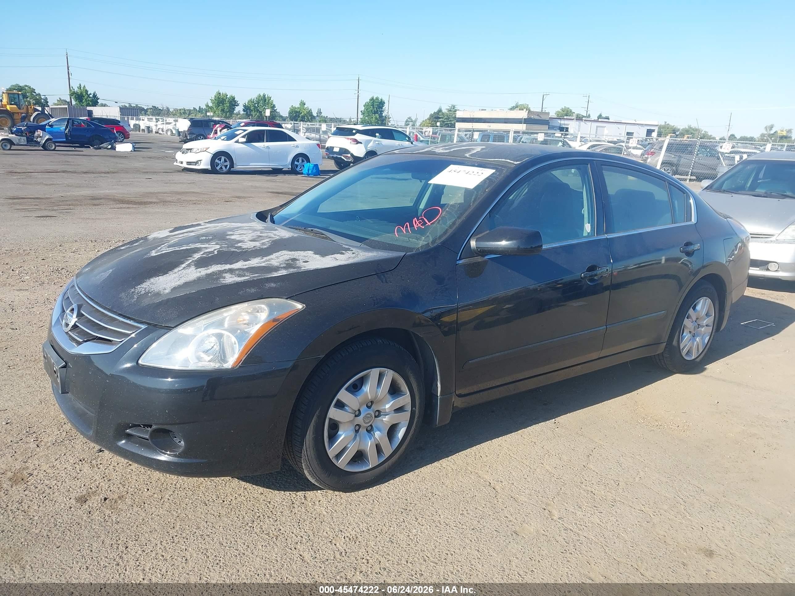2012 Nissan Altima 2.5 S Black vin: 1N4AL2AP8CN441150
