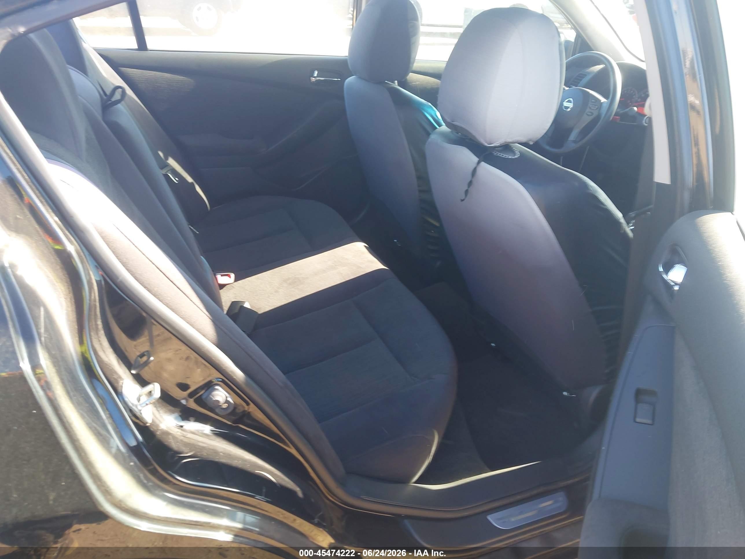 2012 Nissan Altima 2.5 S Black vin: 1N4AL2AP8CN441150
