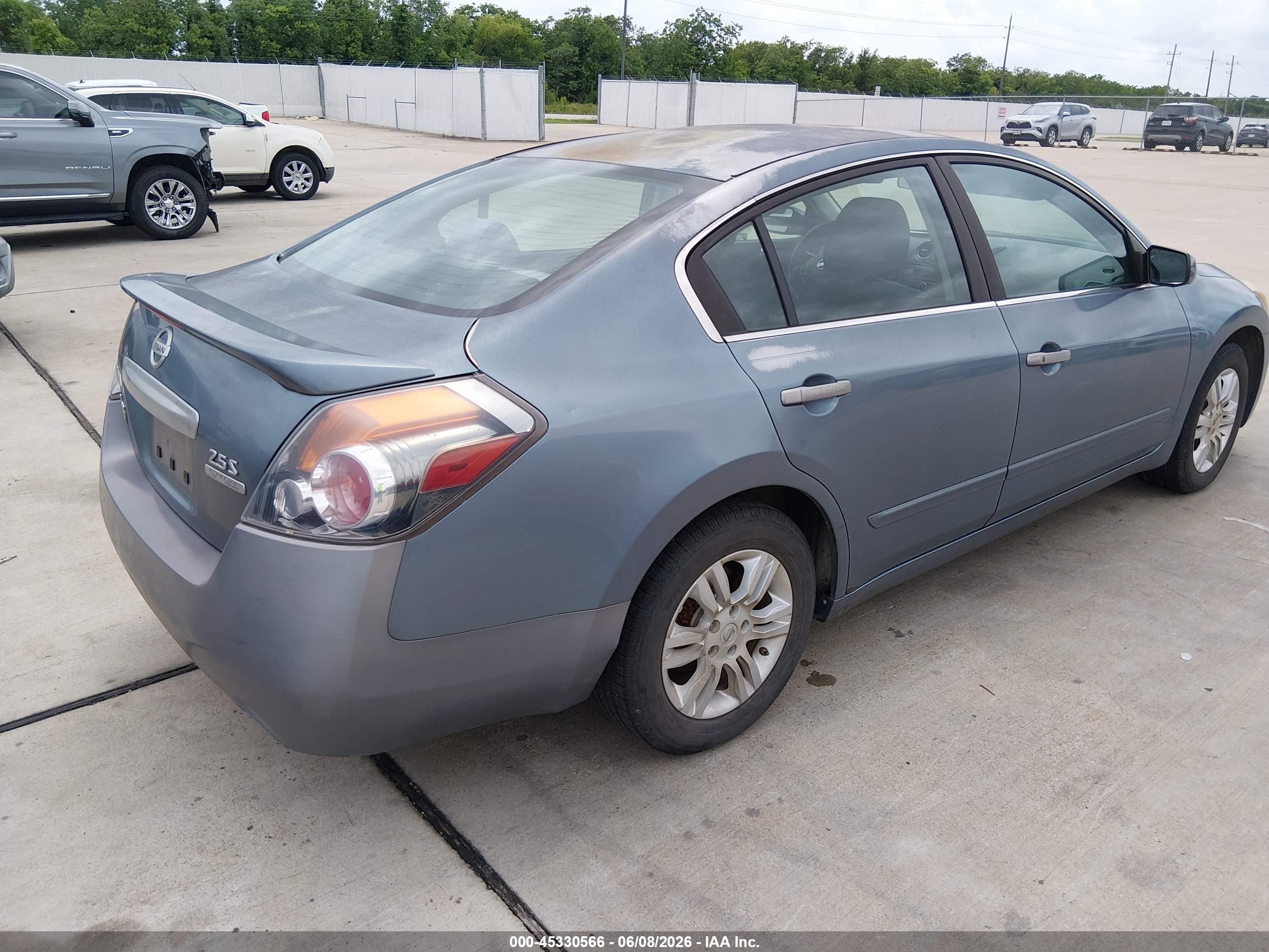2012 Nissan Altima 2.5 S Blue vin: 1N4AL2AP8CN477534