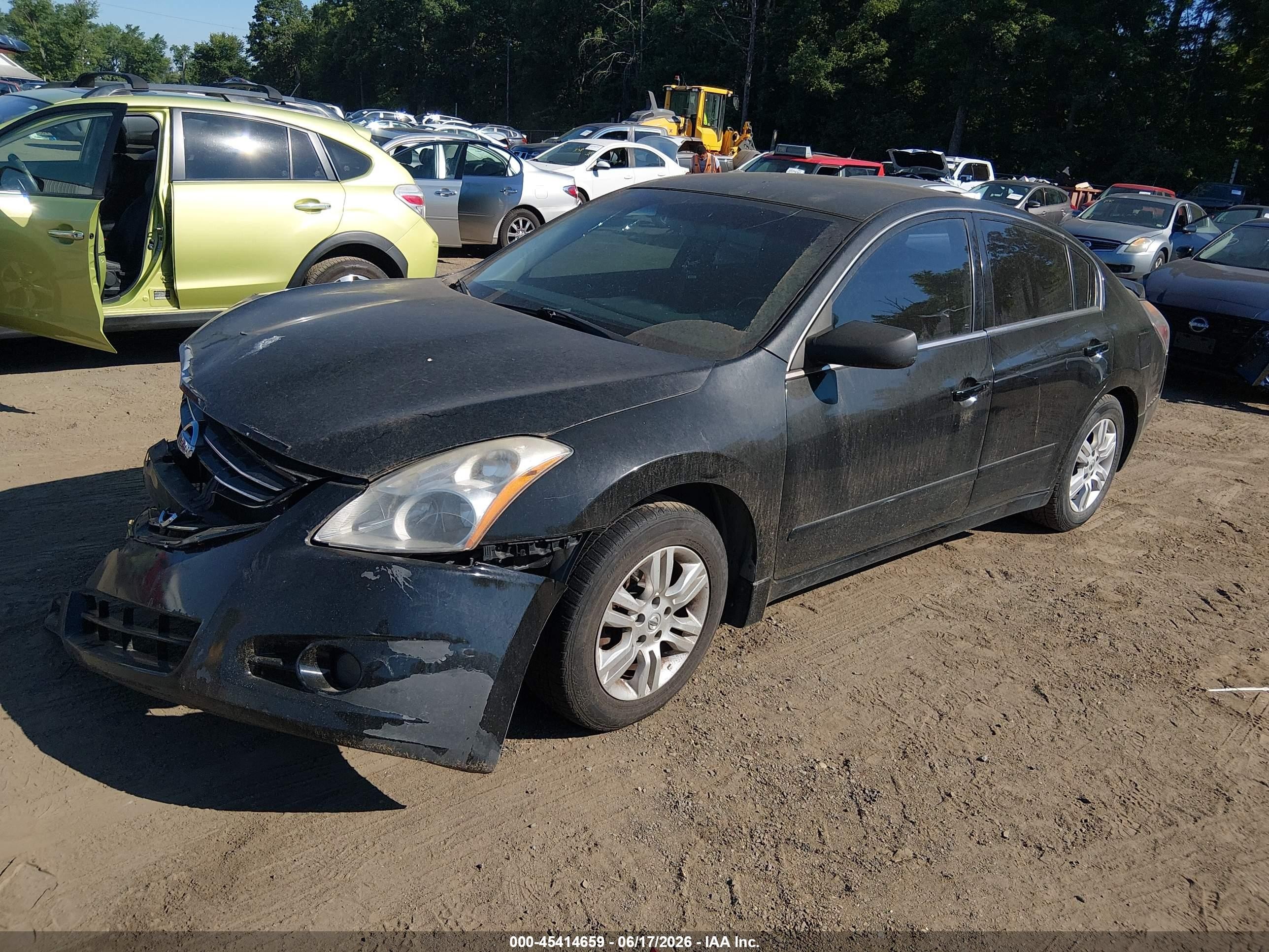 2012 Nissan Altima 2.5 S Black vin: 1N4AL2AP8CN479736