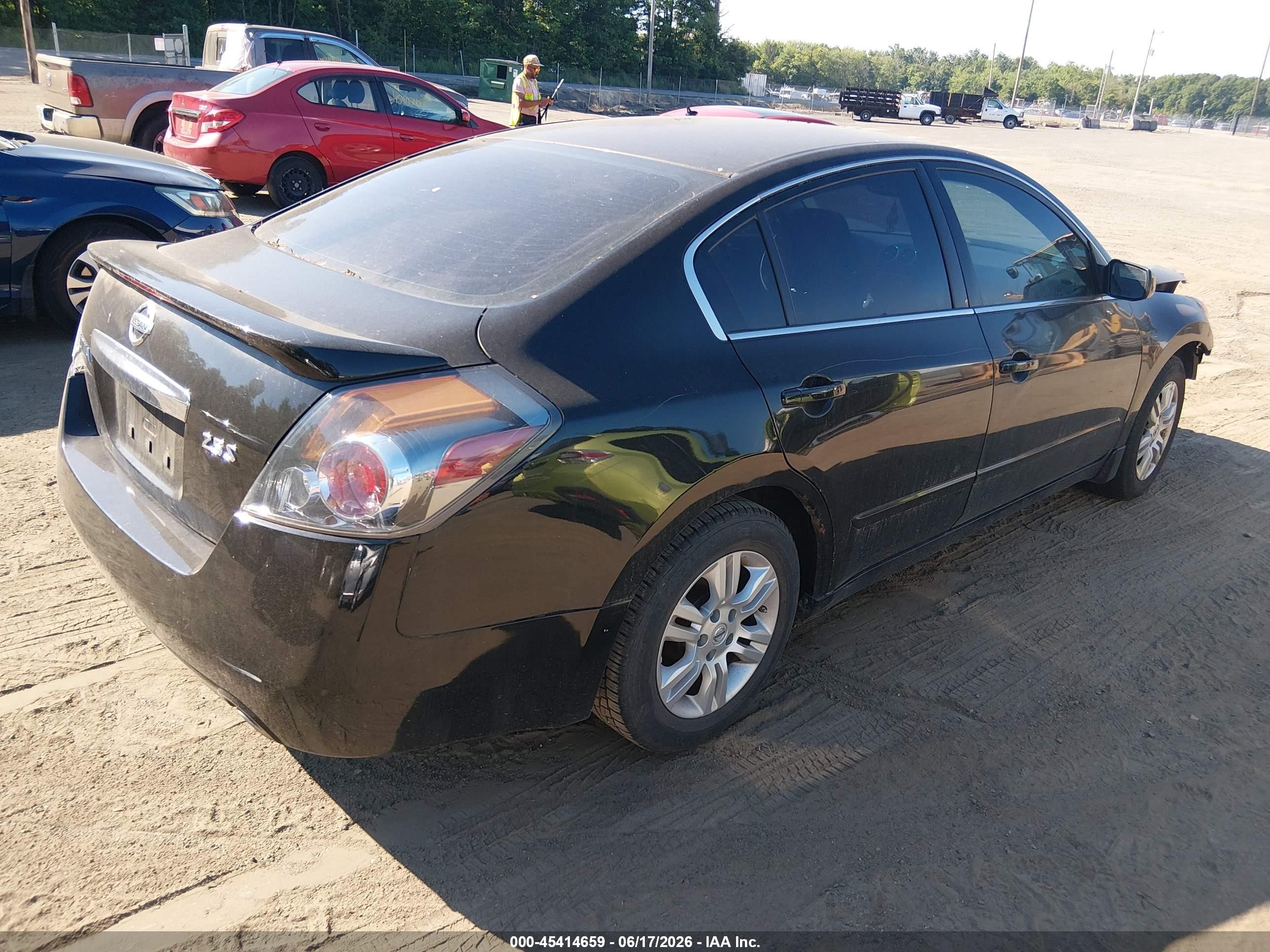2012 Nissan Altima 2.5 S Black vin: 1N4AL2AP8CN479736