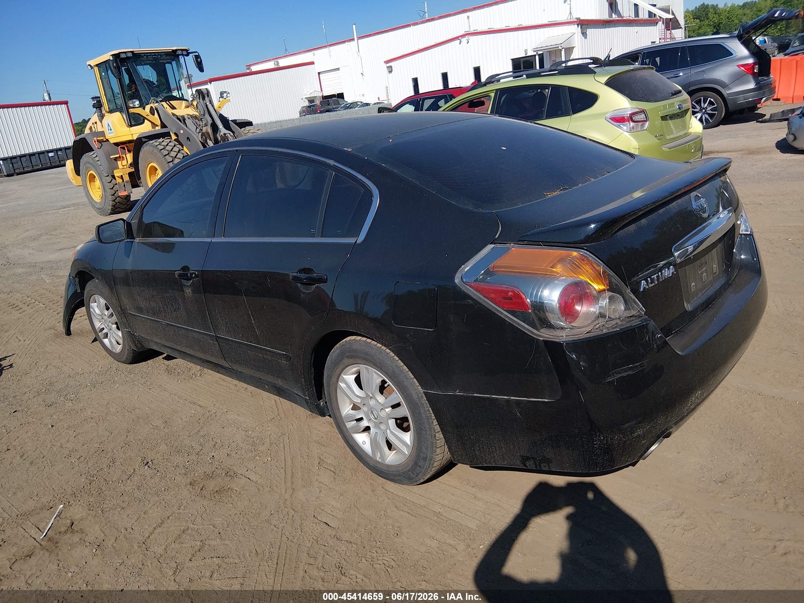 2012 Nissan Altima 2.5 S Black vin: 1N4AL2AP8CN479736