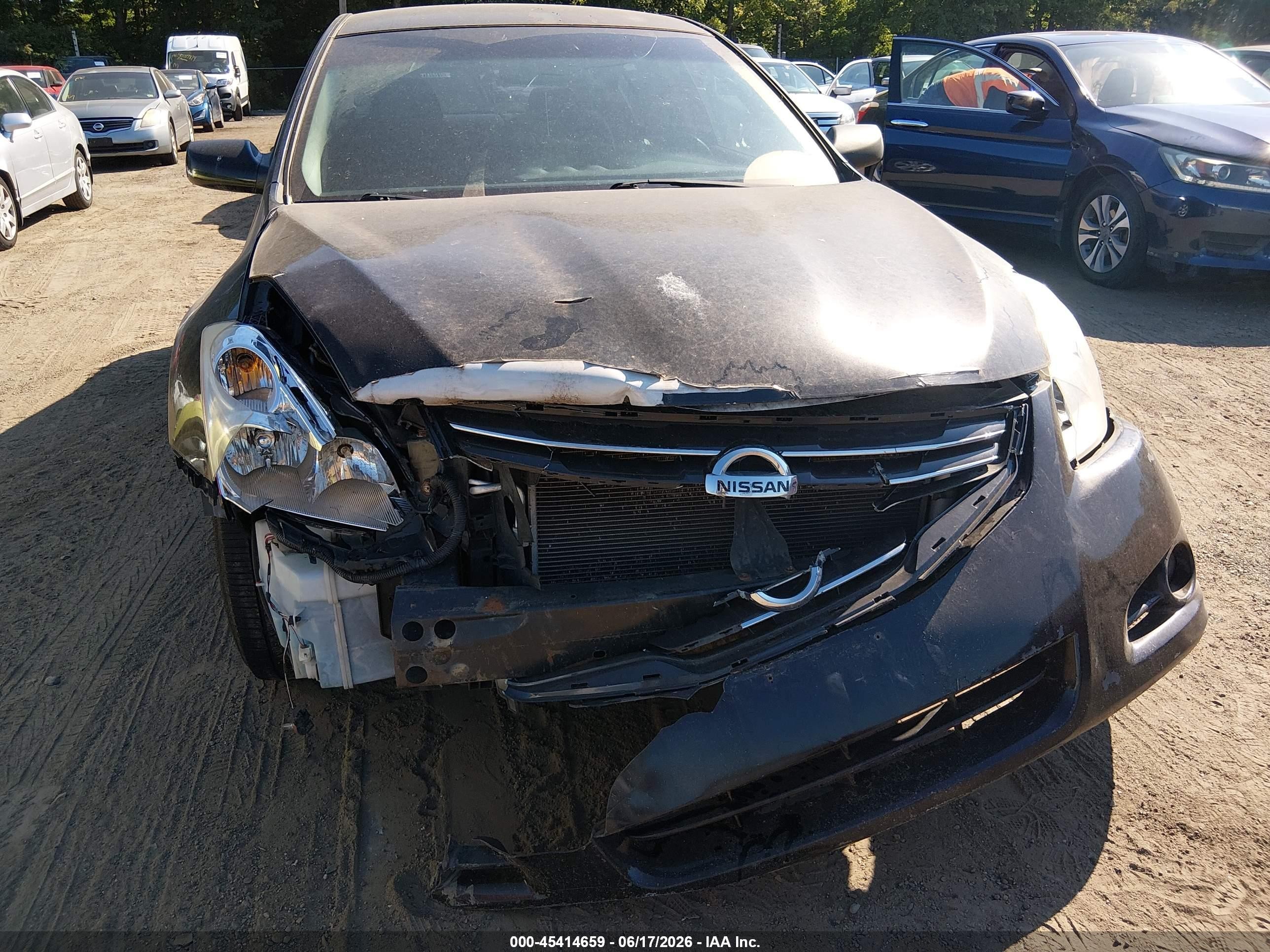 2012 Nissan Altima 2.5 S Black vin: 1N4AL2AP8CN479736