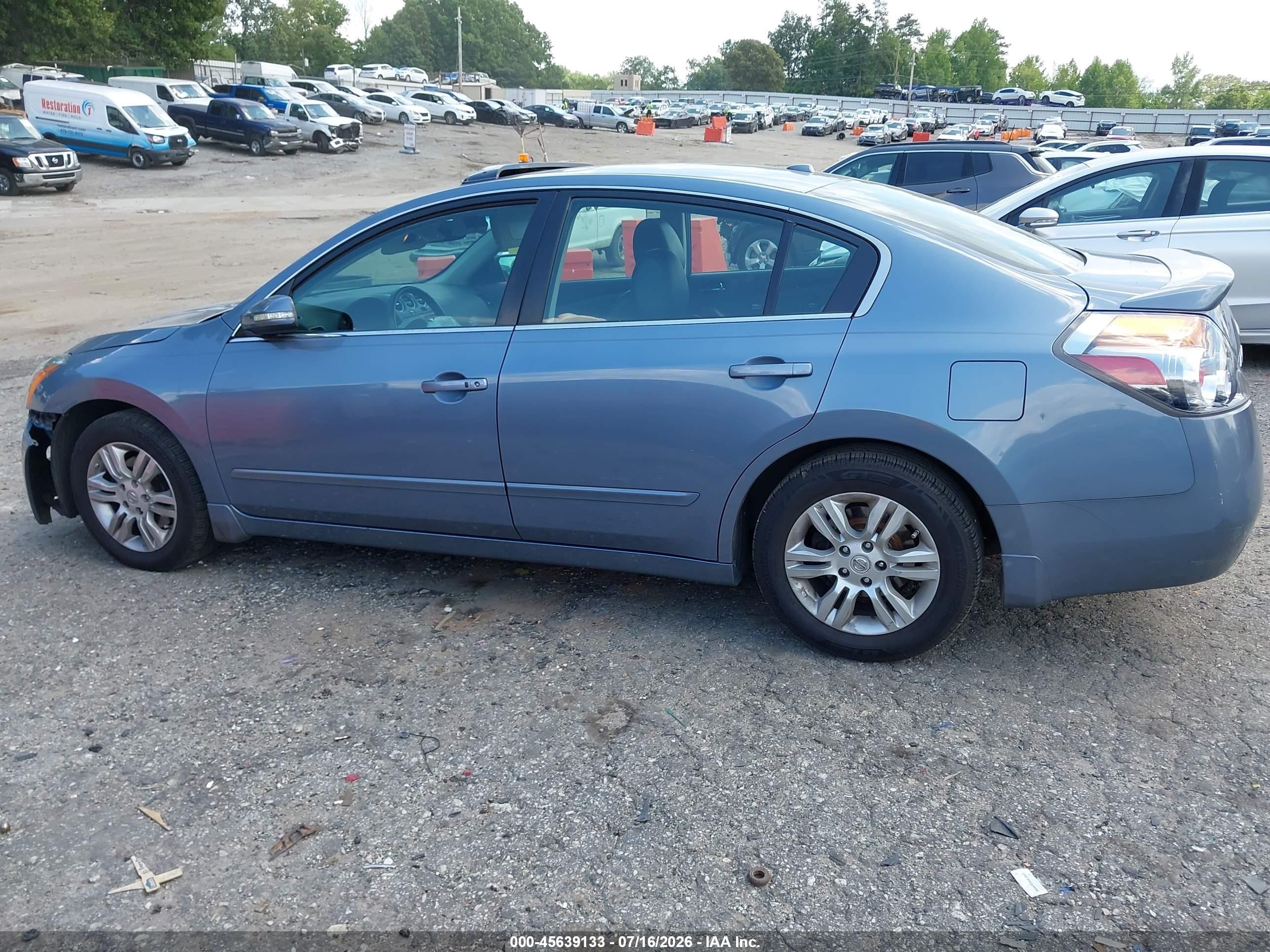 2012 Nissan Altima 2.5 S Blue vin: 1N4AL2AP8CN508295