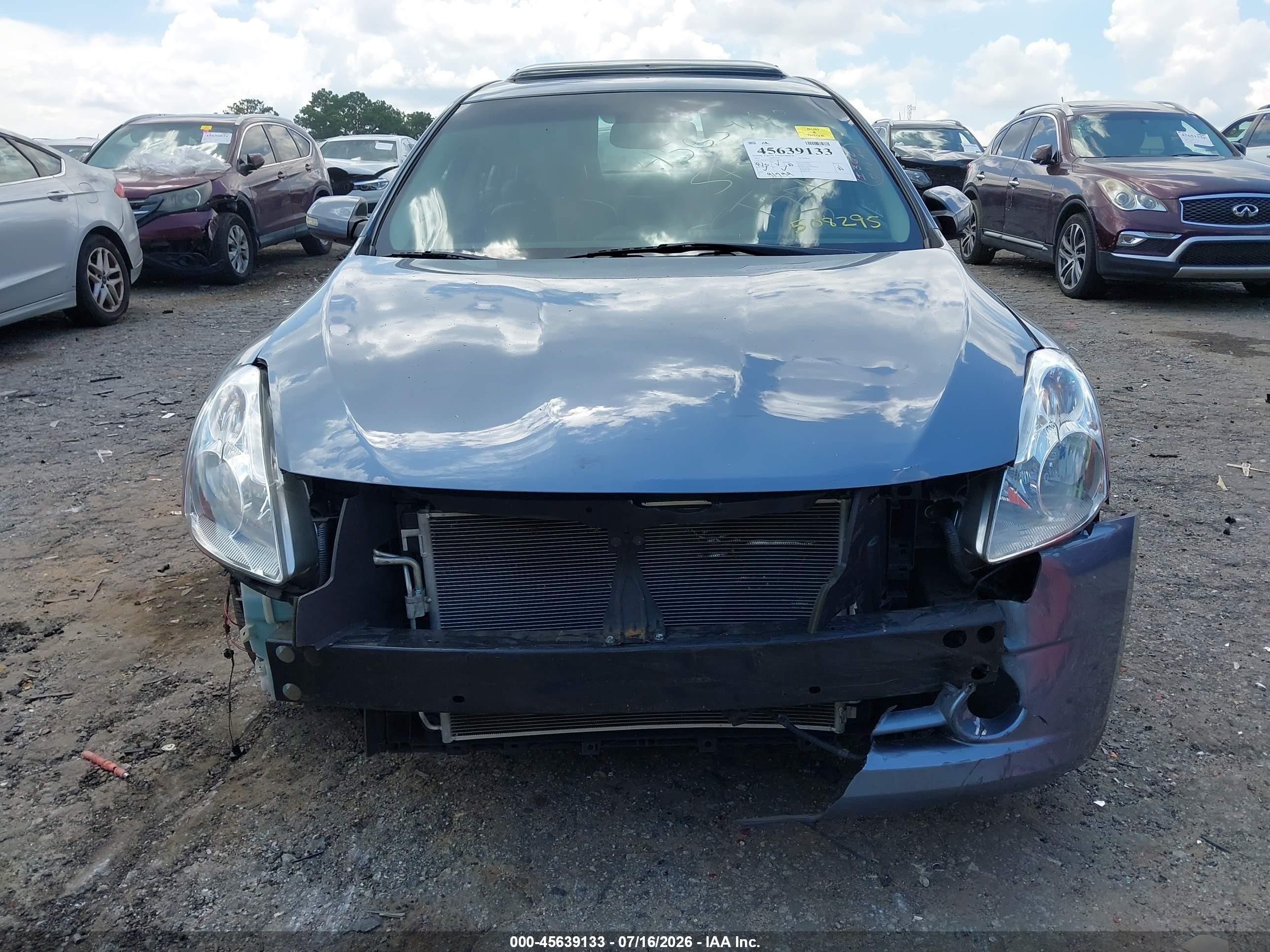 2012 Nissan Altima 2.5 S Blue vin: 1N4AL2AP8CN508295