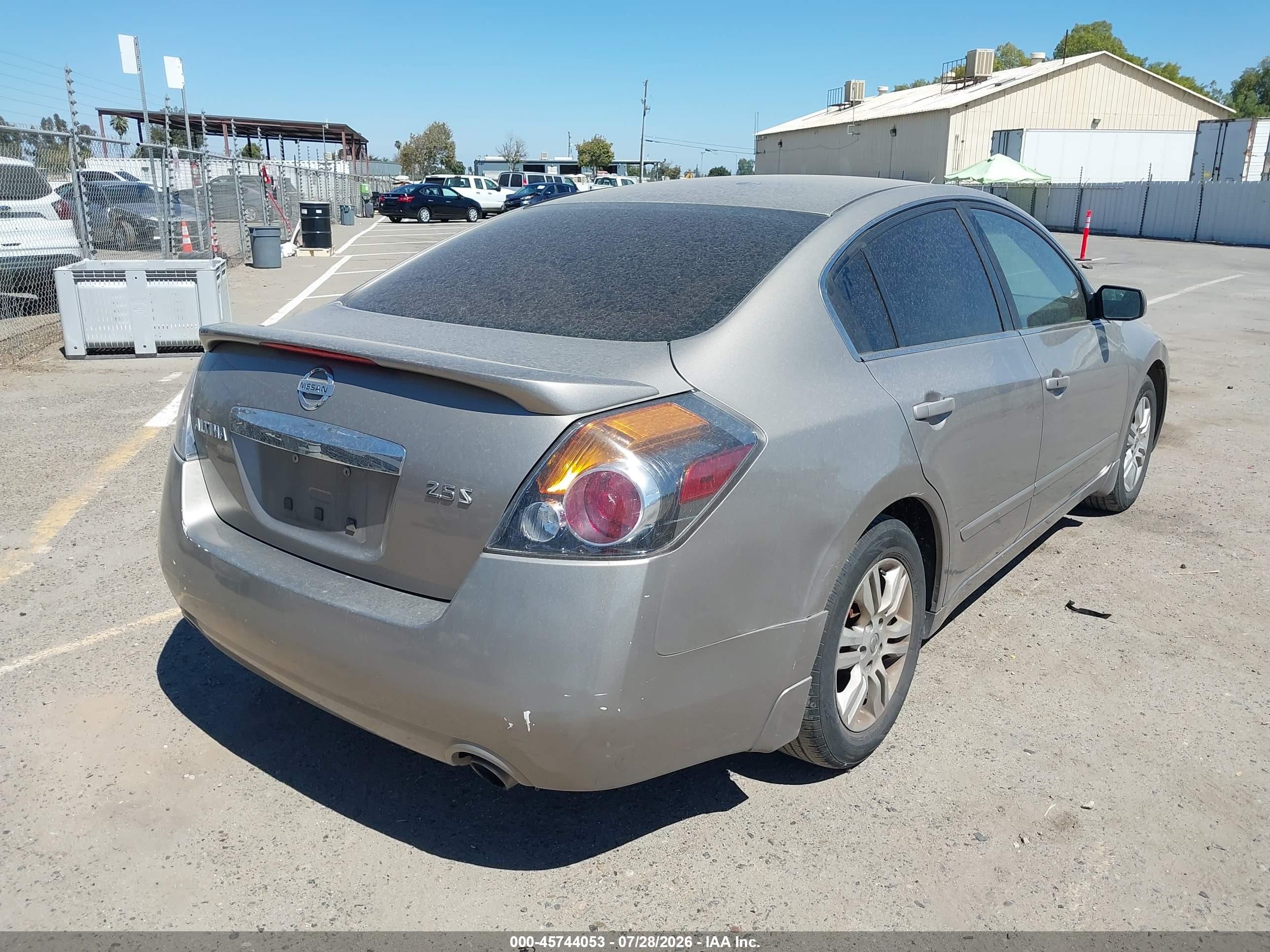 2012 Nissan Altima 2.5 S Brown vin: 1N4AL2AP8CN516543