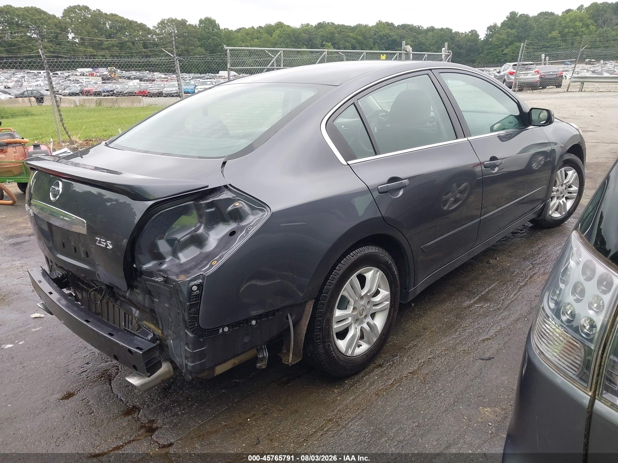 2012 Nissan Altima 2.5 S Gray vin: 1N4AL2AP8CN533021