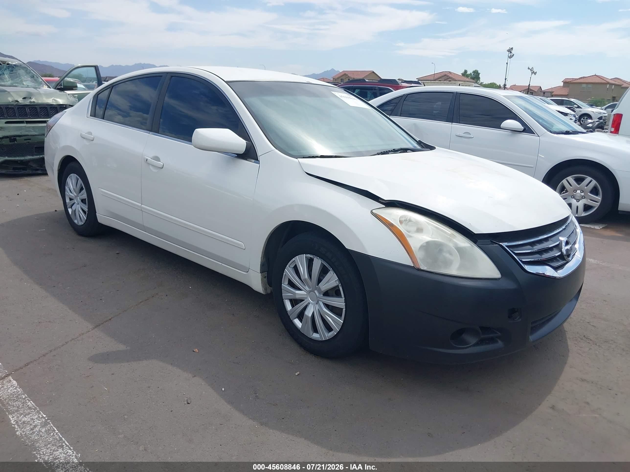 2012 Nissan Altima 2.5 S Белый vin: 1N4AL2AP8CN541989