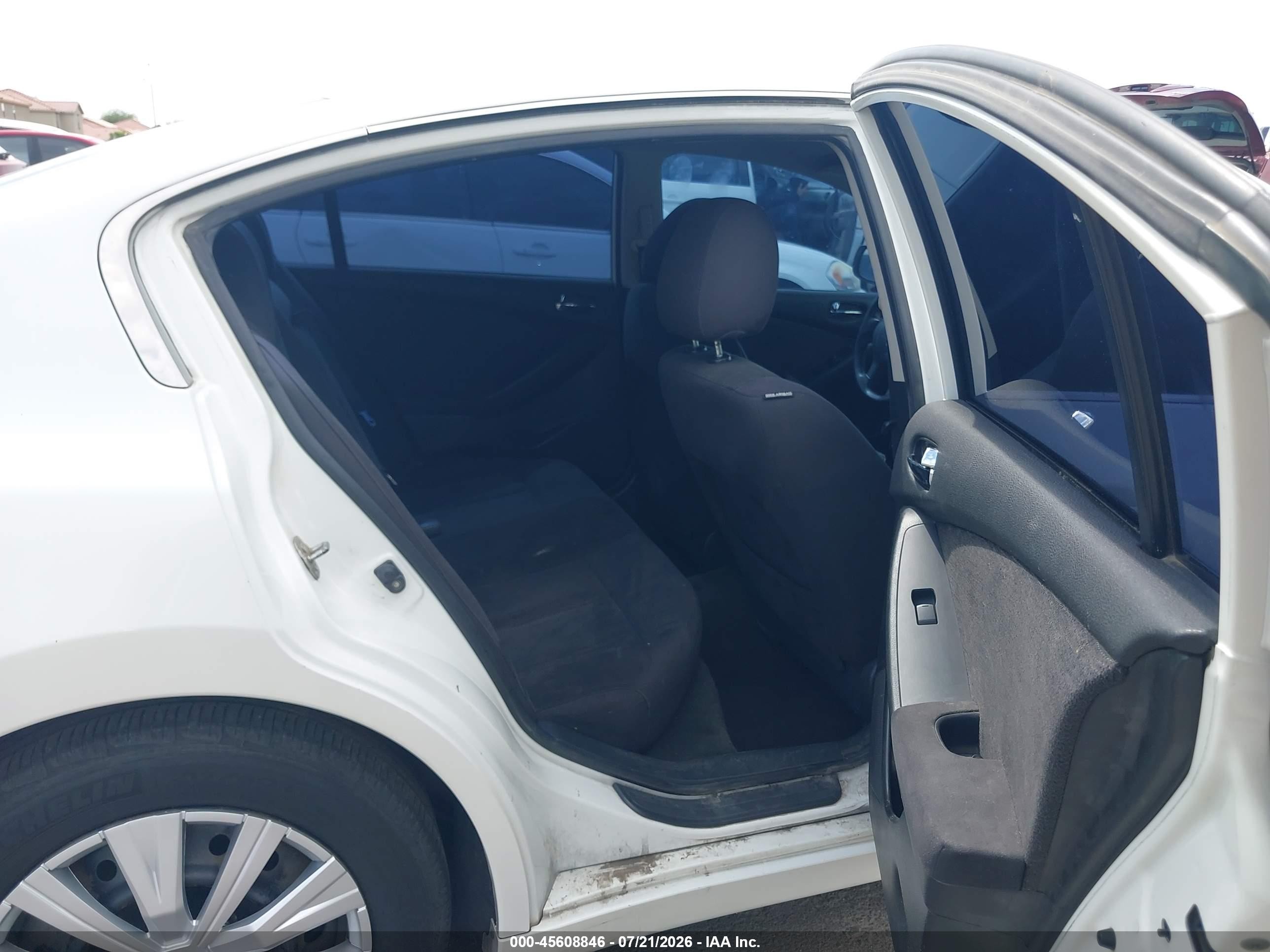 2012 Nissan Altima 2.5 S Белый vin: 1N4AL2AP8CN541989
