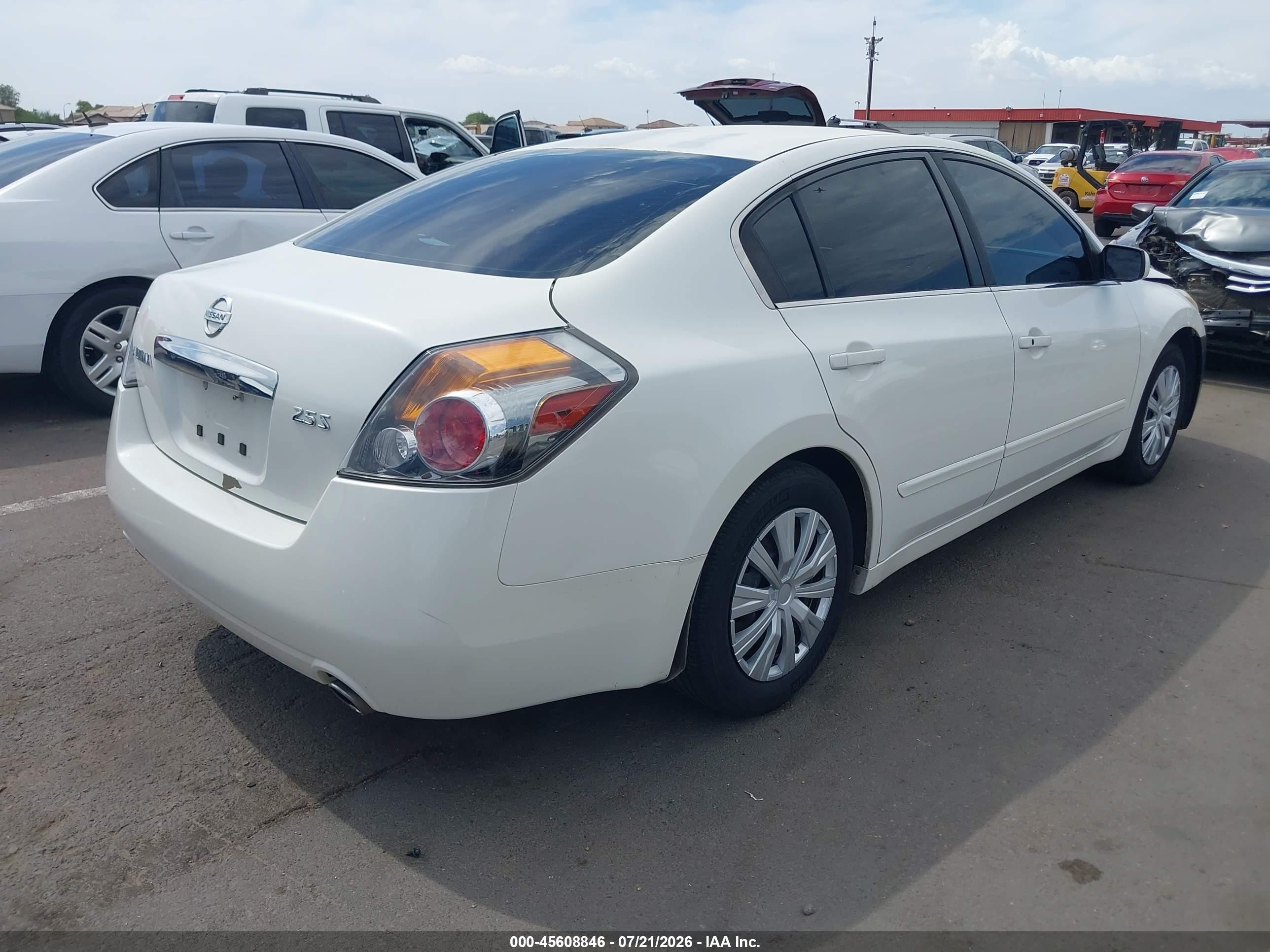 2012 Nissan Altima 2.5 S Белый vin: 1N4AL2AP8CN541989