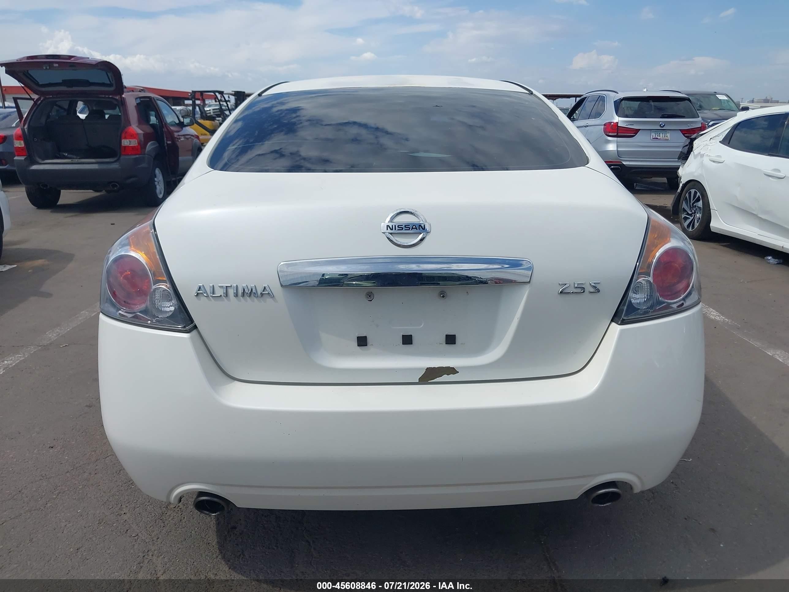 2012 Nissan Altima 2.5 S Белый vin: 1N4AL2AP8CN541989