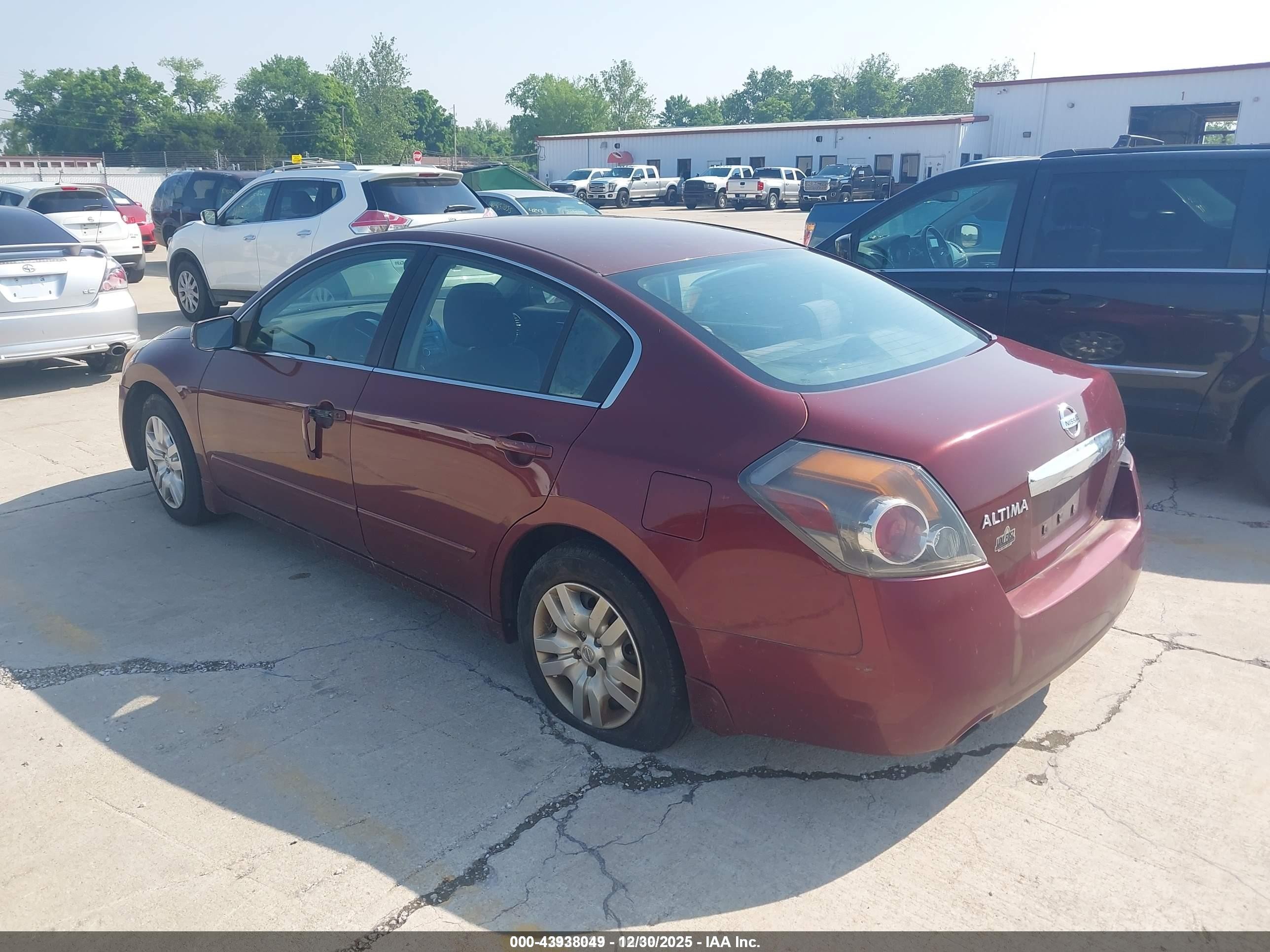 2012 Nissan Altima 2.5 S Maroon vin: 1N4AL2AP8CN555648