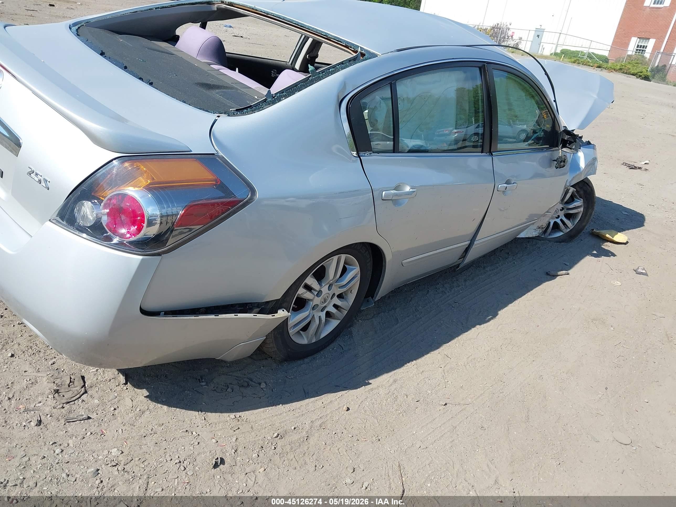 2012 Nissan Altima 2.5 S Silver vin: 1N4AL2AP8CN563071