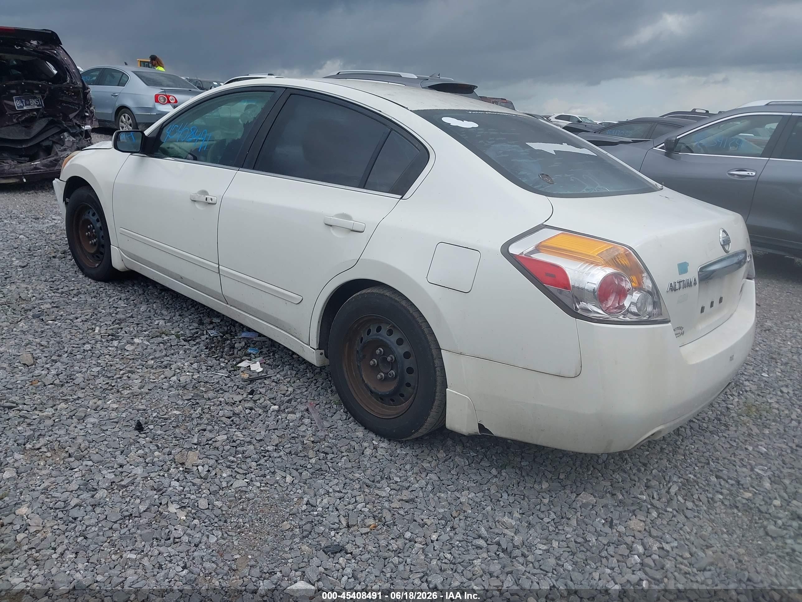 2010 Nissan Altima 2.5 S White vin: 1N4AL2AP9AC171032