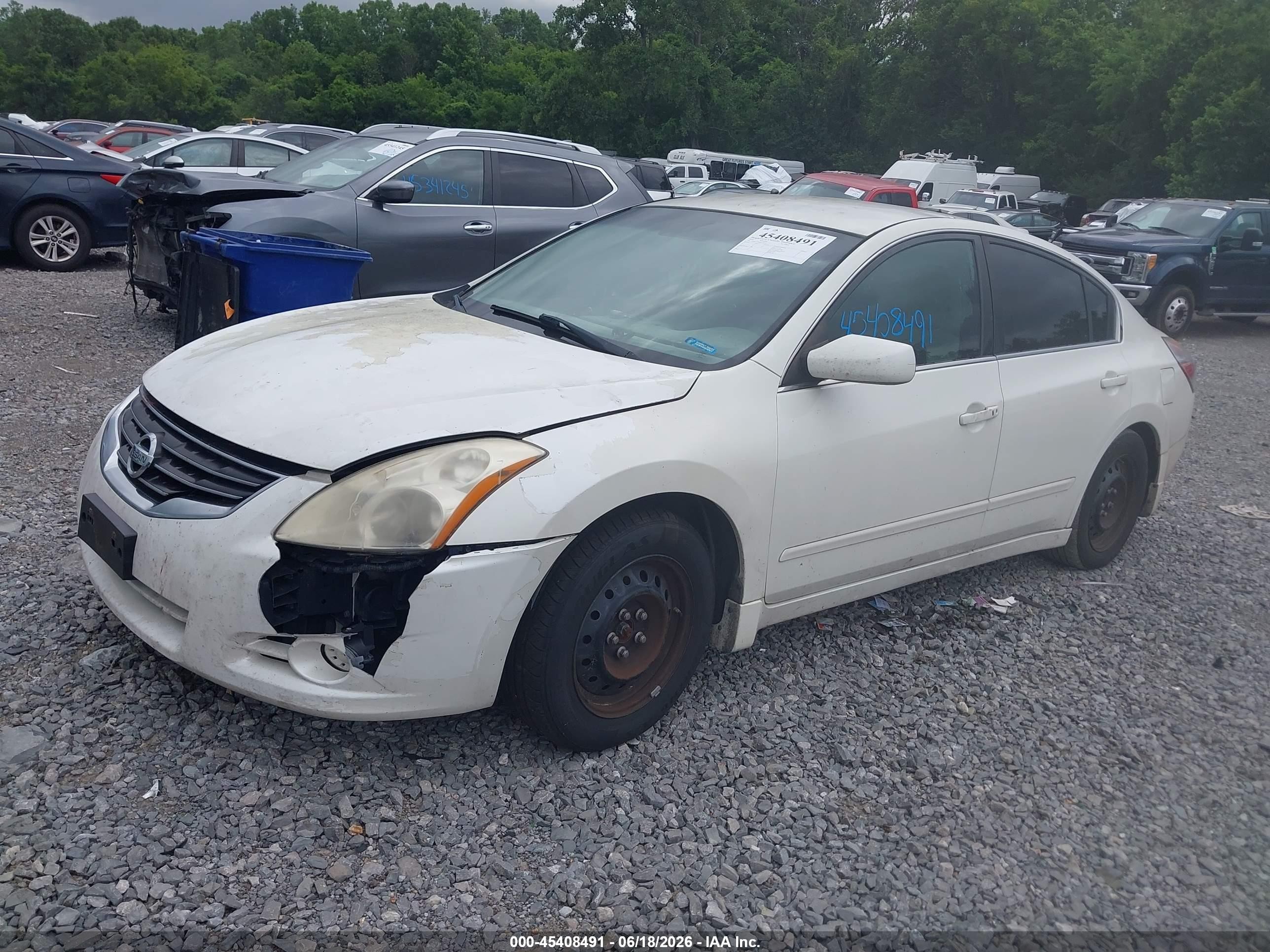 2010 Nissan Altima 2.5 S White vin: 1N4AL2AP9AC171032