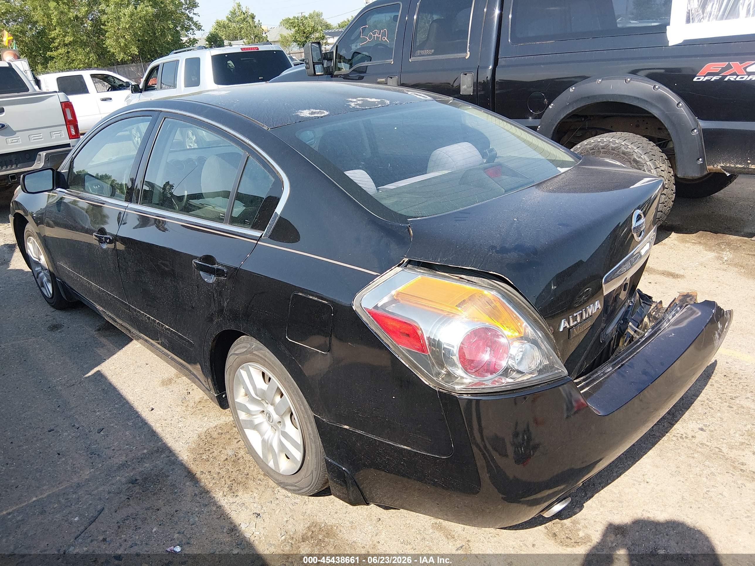 2010 Nissan Altima 2.5 S Black vin: 1N4AL2AP9AN401544