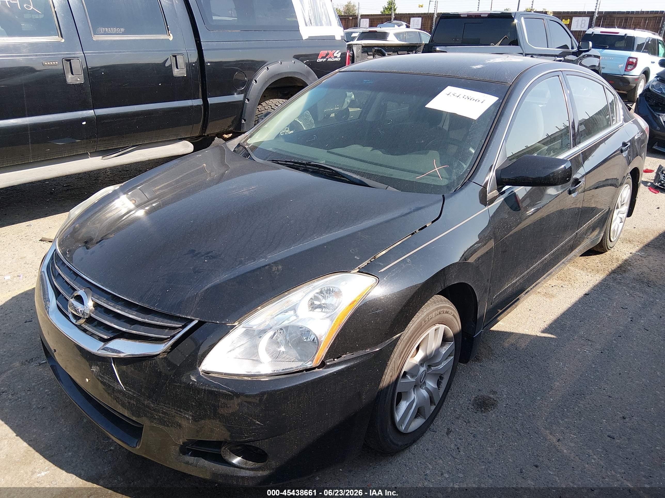2010 Nissan Altima 2.5 S Black vin: 1N4AL2AP9AN401544
