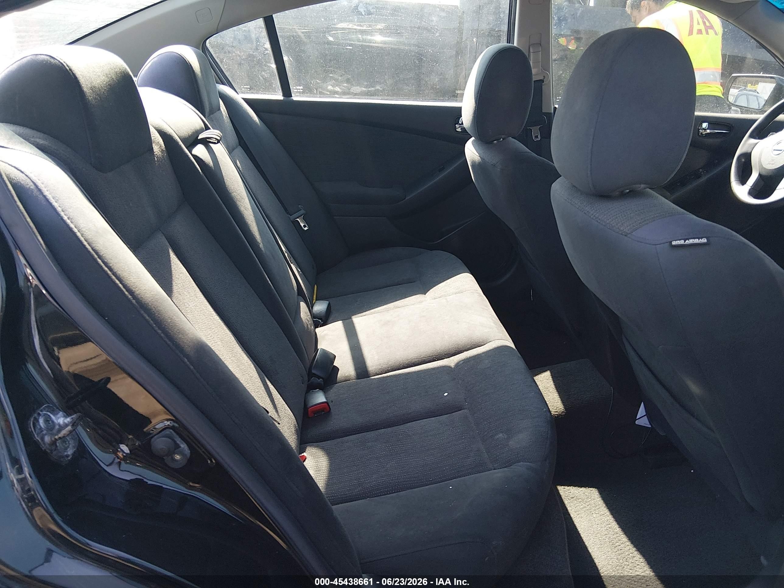 2010 Nissan Altima 2.5 S Black vin: 1N4AL2AP9AN401544