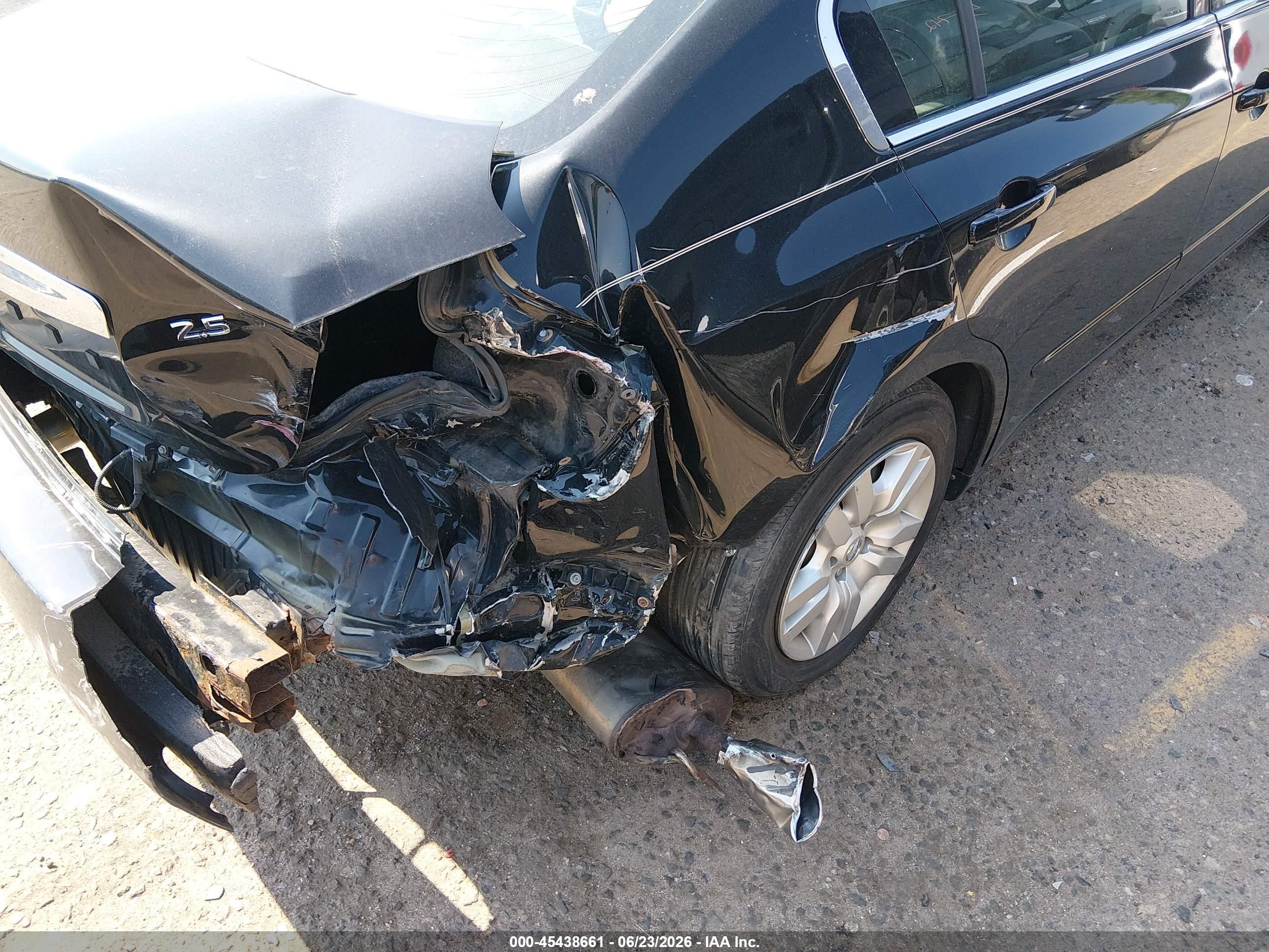 2010 Nissan Altima 2.5 S Black vin: 1N4AL2AP9AN401544