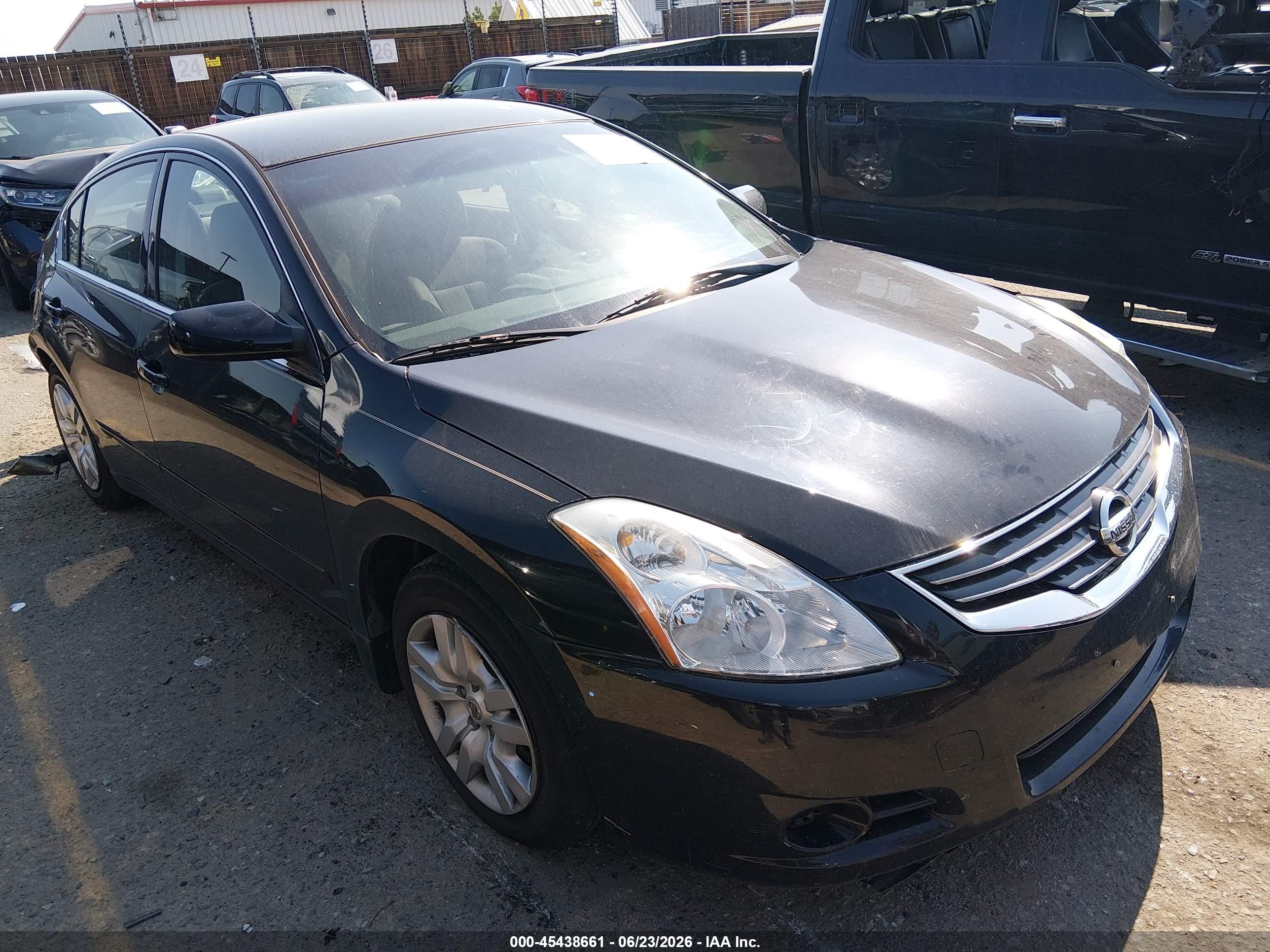 2010 Nissan Altima 2.5 S Black vin: 1N4AL2AP9AN401544
