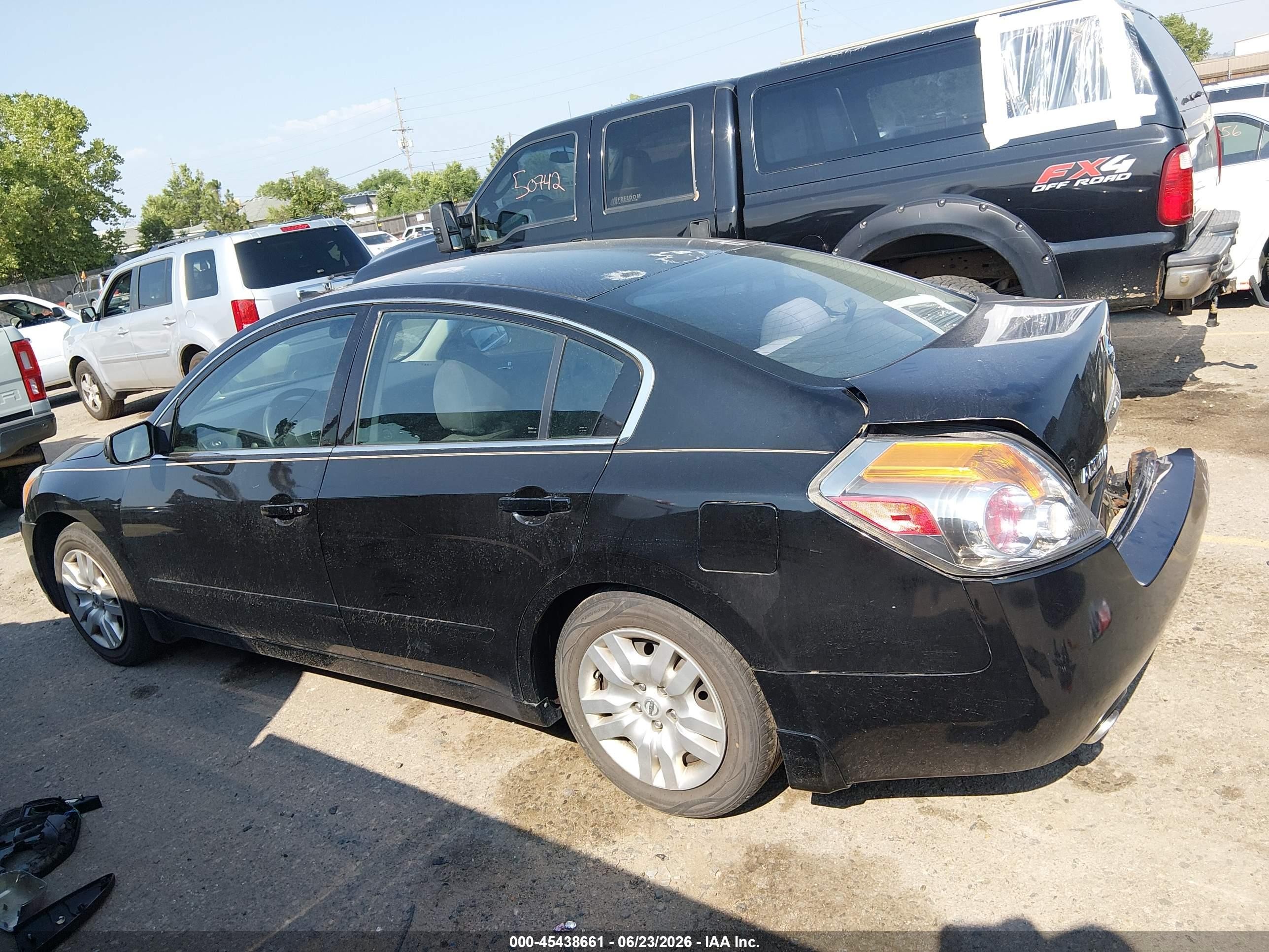 2010 Nissan Altima 2.5 S Black vin: 1N4AL2AP9AN401544