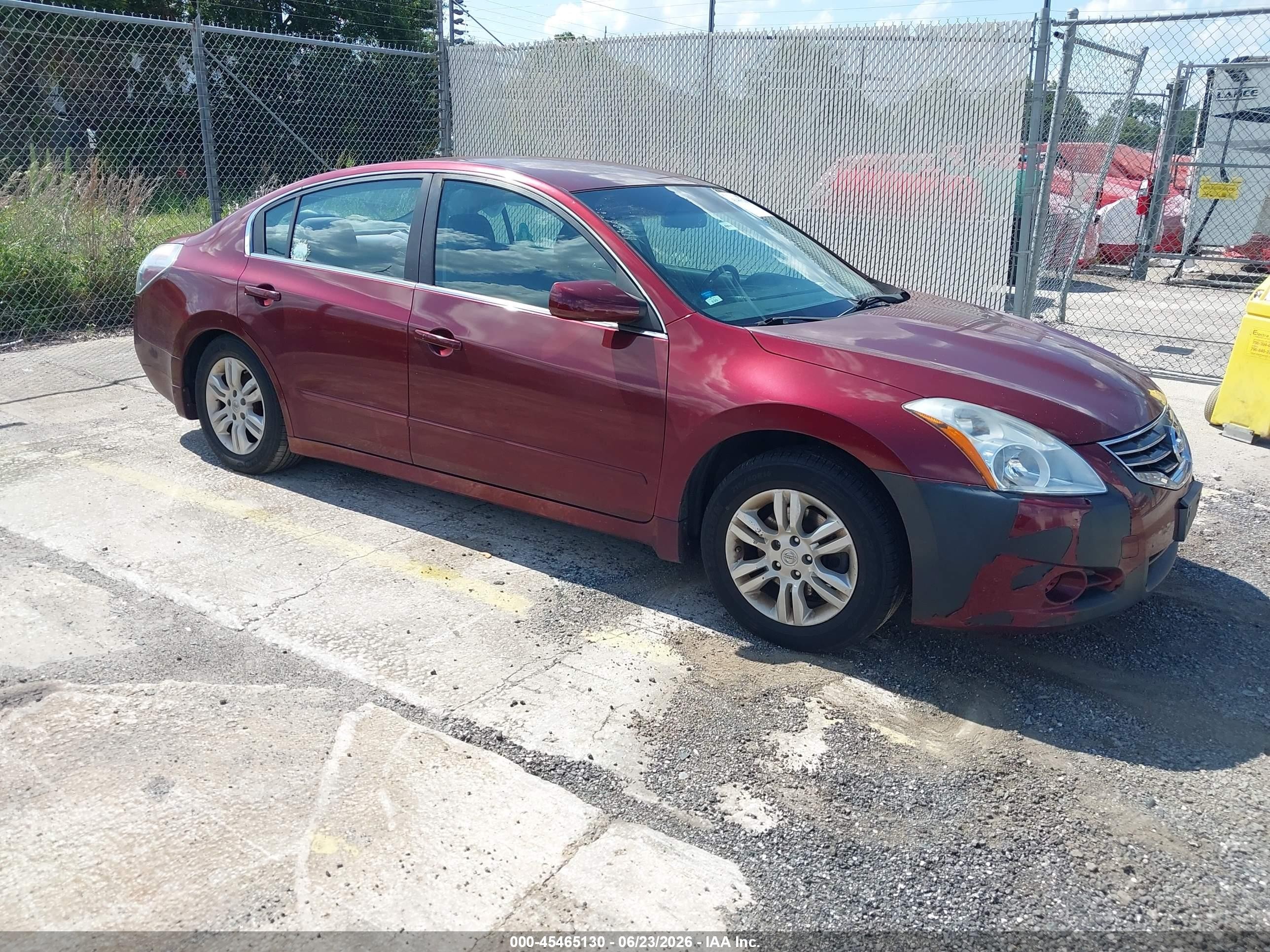 2010 Nissan Altima 2.5 S Burgundy vin: 1N4AL2AP9AN403956