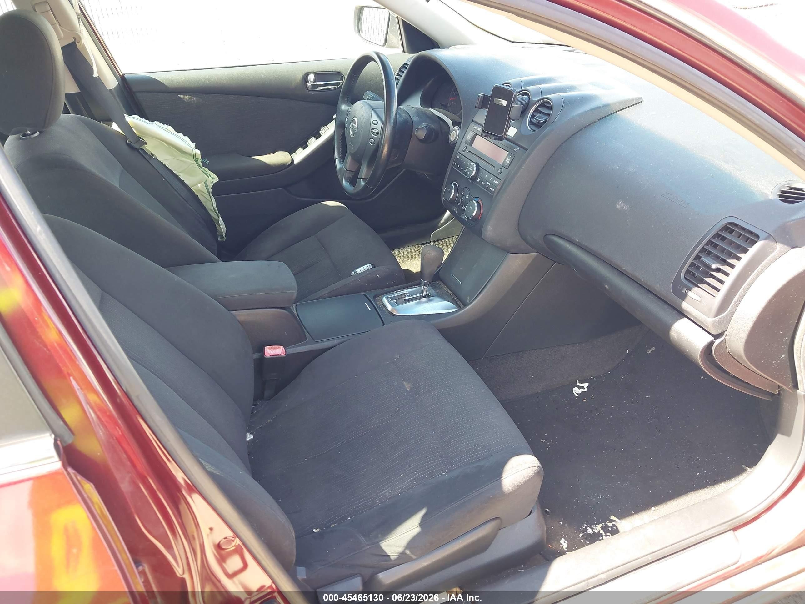 2010 Nissan Altima 2.5 S Burgundy vin: 1N4AL2AP9AN403956