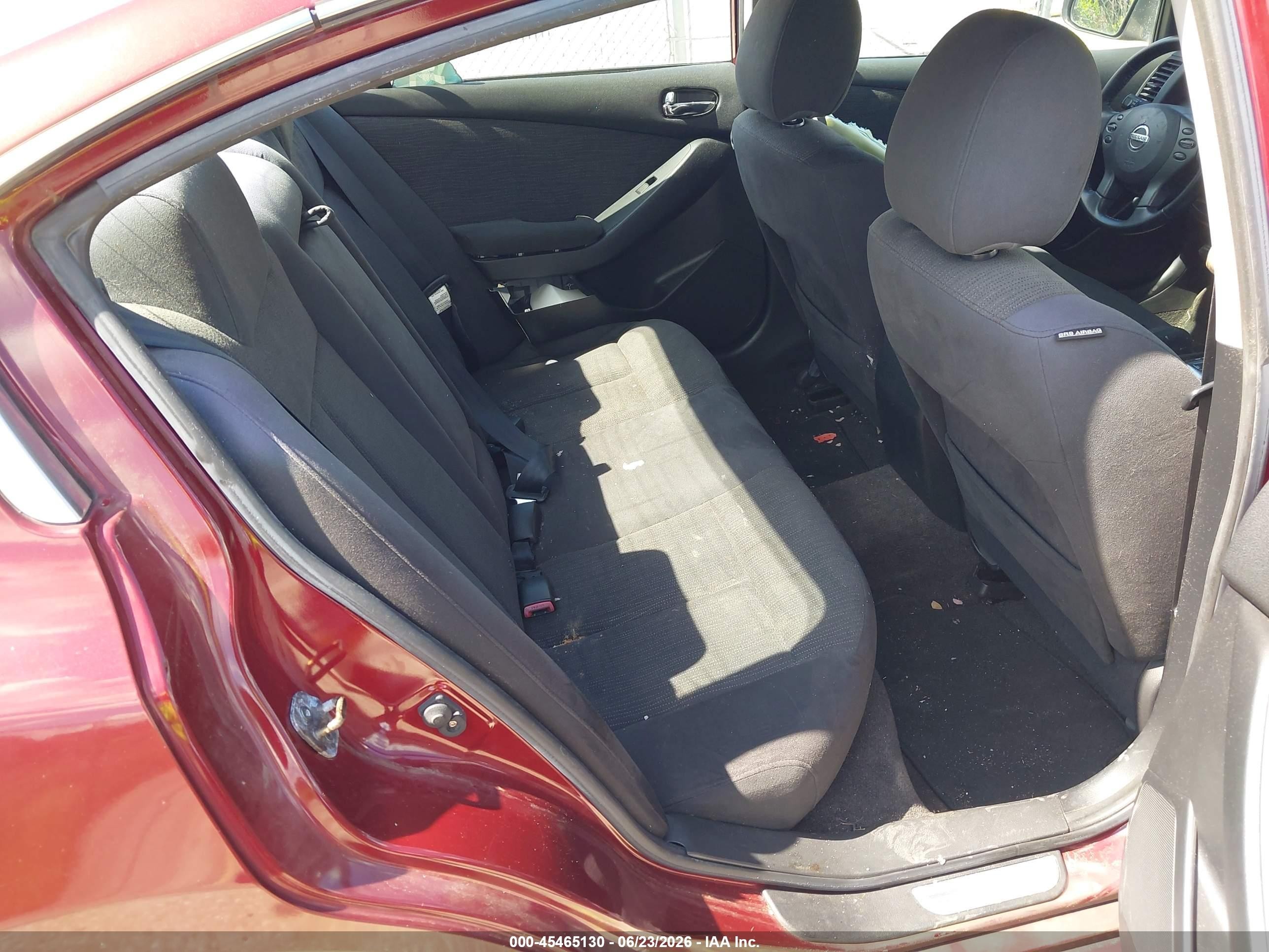 2010 Nissan Altima 2.5 S Burgundy vin: 1N4AL2AP9AN403956