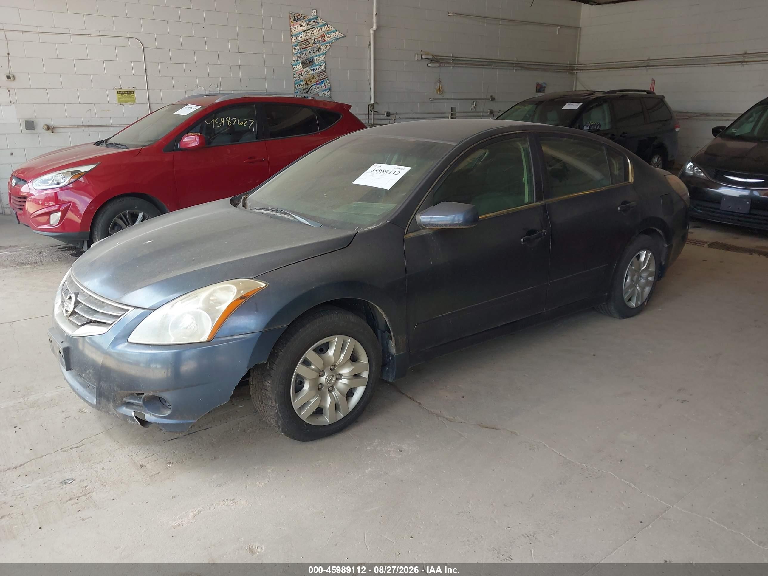2010 Nissan Altima 2.5 S Blue vin: 1N4AL2AP9AN410258