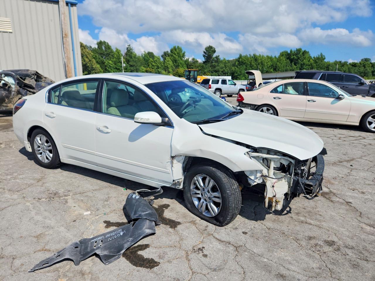 2010 Nissan Altima 2.5 White vin: 1N4AL2AP9AN412818