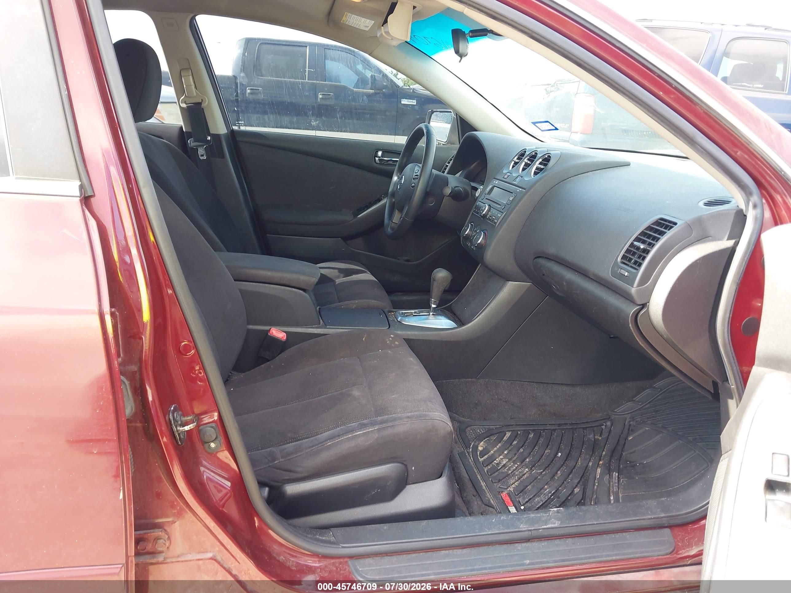 2010 Nissan Altima 2.5 S Темно-бордовый vin: 1N4AL2AP9AN432499