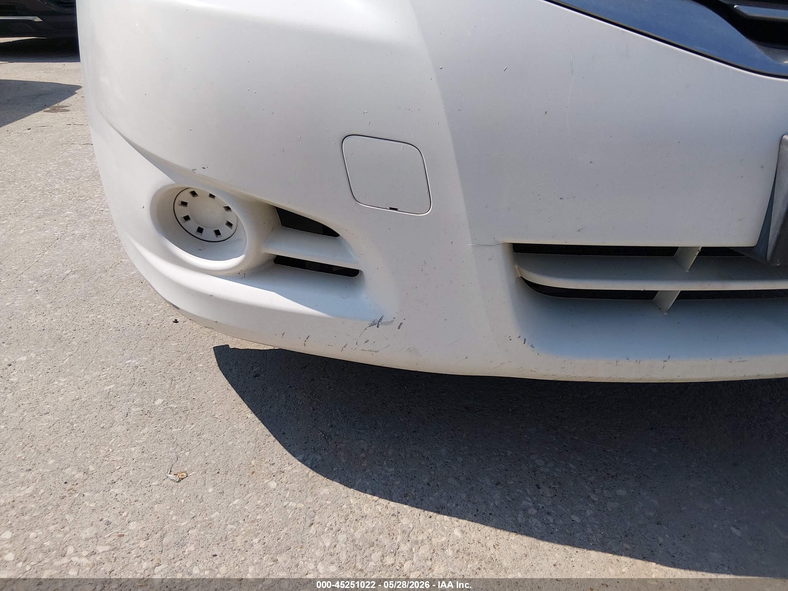 2010 Nissan Altima 2.5 S Белый vin: 1N4AL2AP9AN479595
