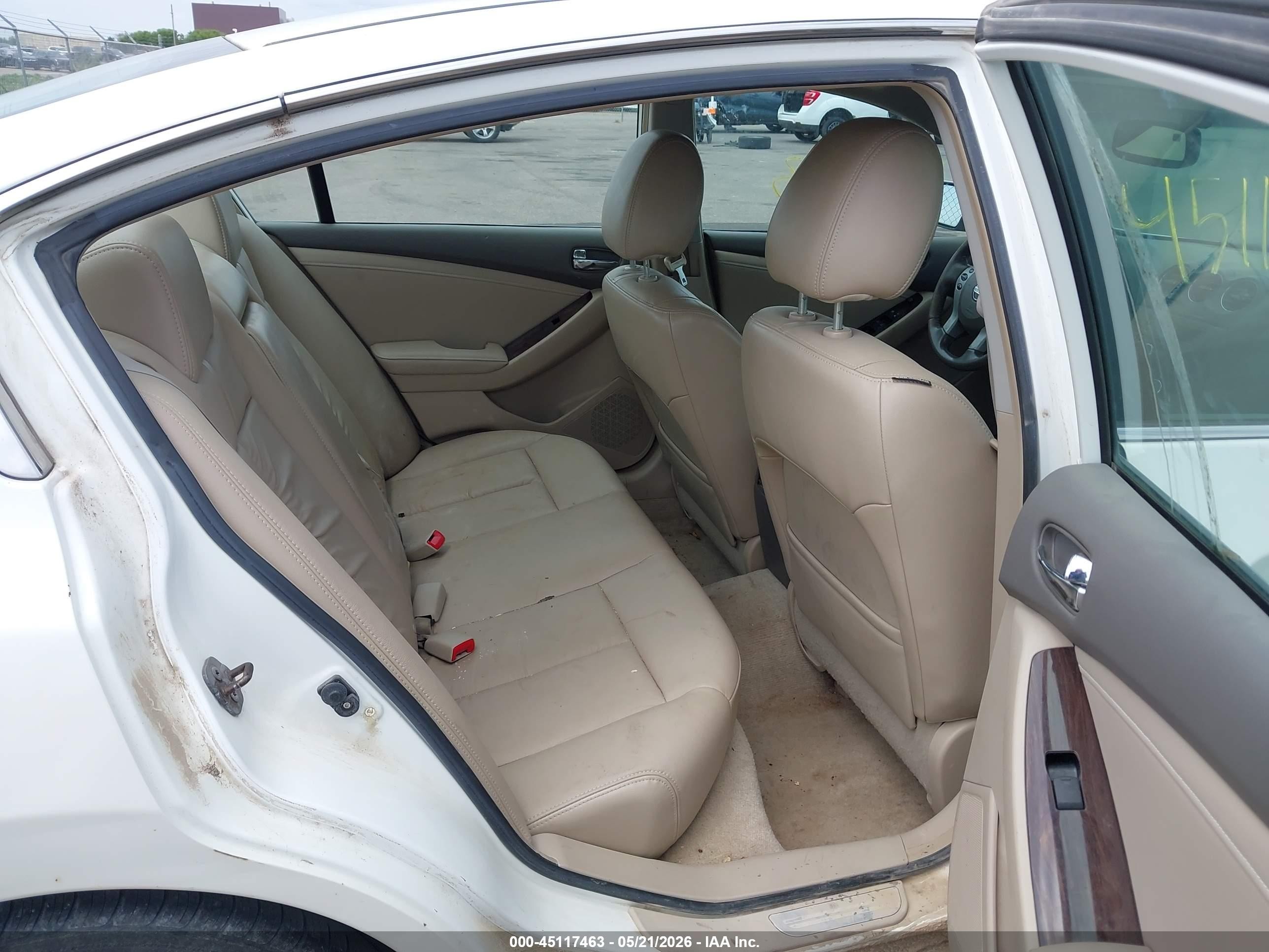 2010 Nissan Altima 2.5 S White vin: 1N4AL2AP9AN487356