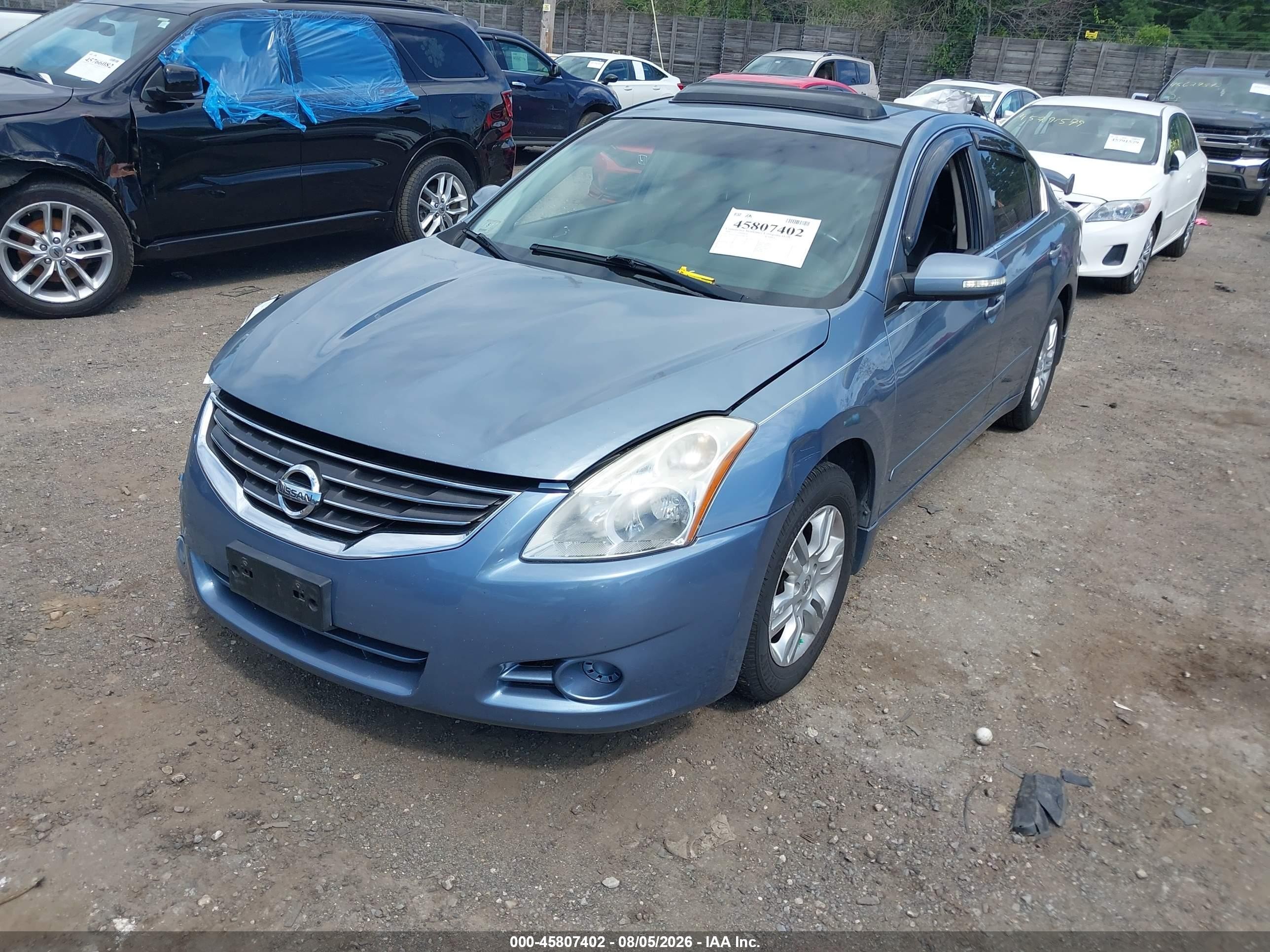 2010 Nissan Altima 2.5 S Серый vin: 1N4AL2AP9AN488720