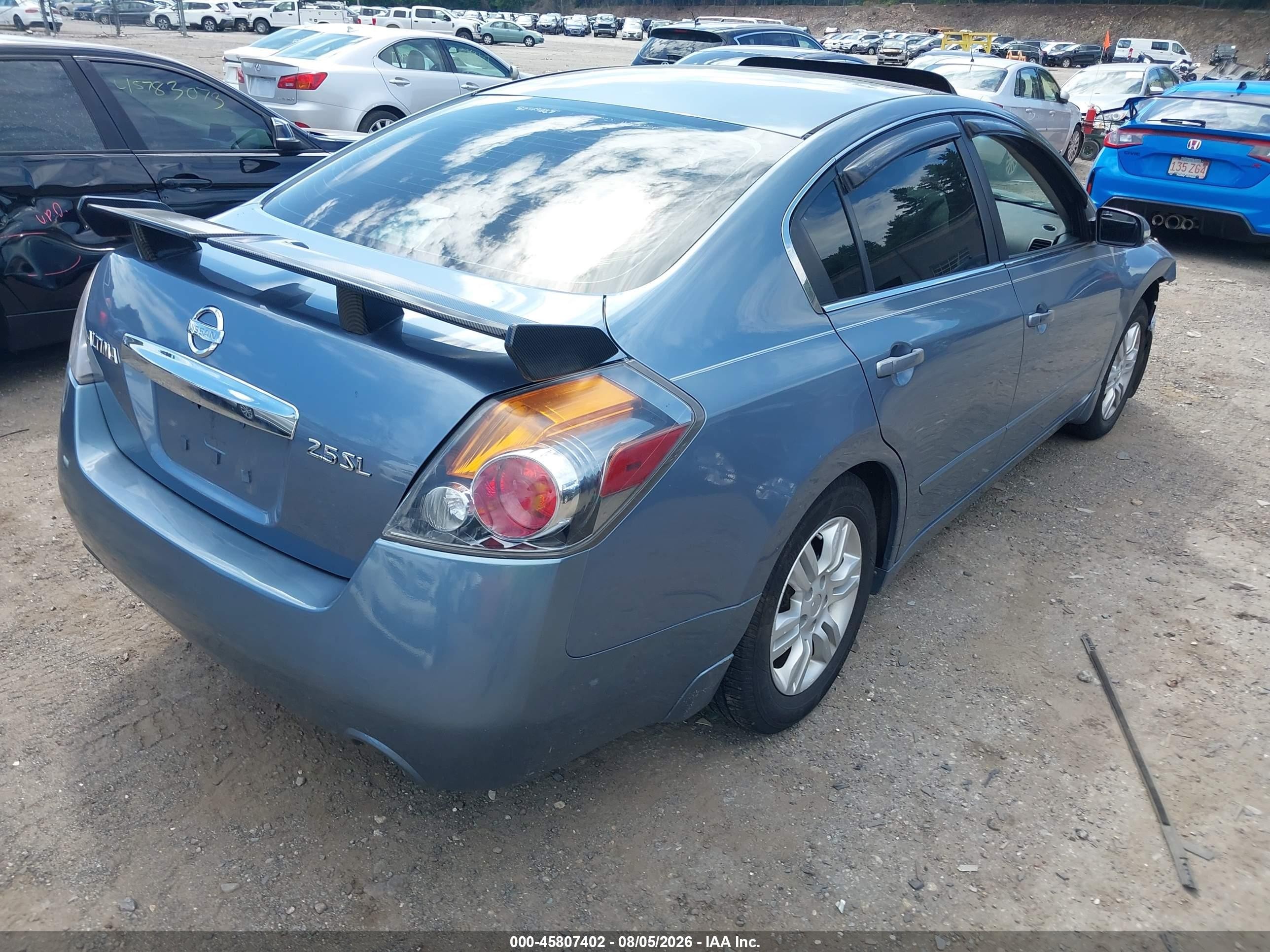 2010 Nissan Altima 2.5 S Серый vin: 1N4AL2AP9AN488720