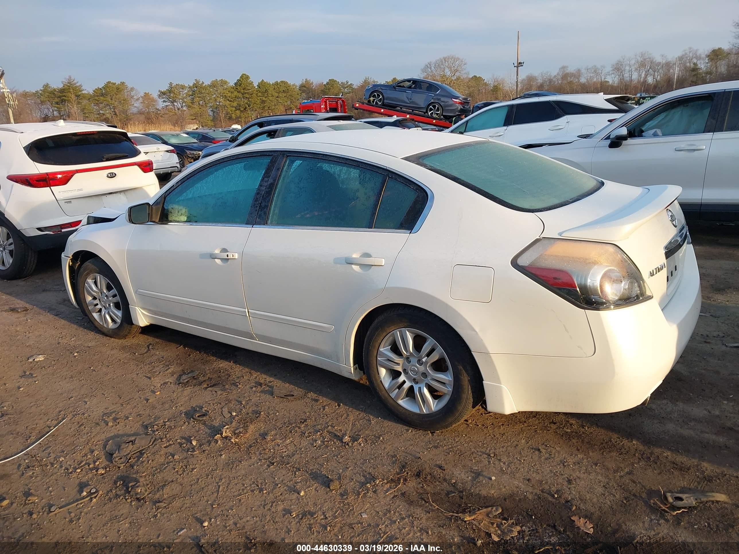 2010 Nissan Altima 2.5 S White vin: 1N4AL2AP9AN504981