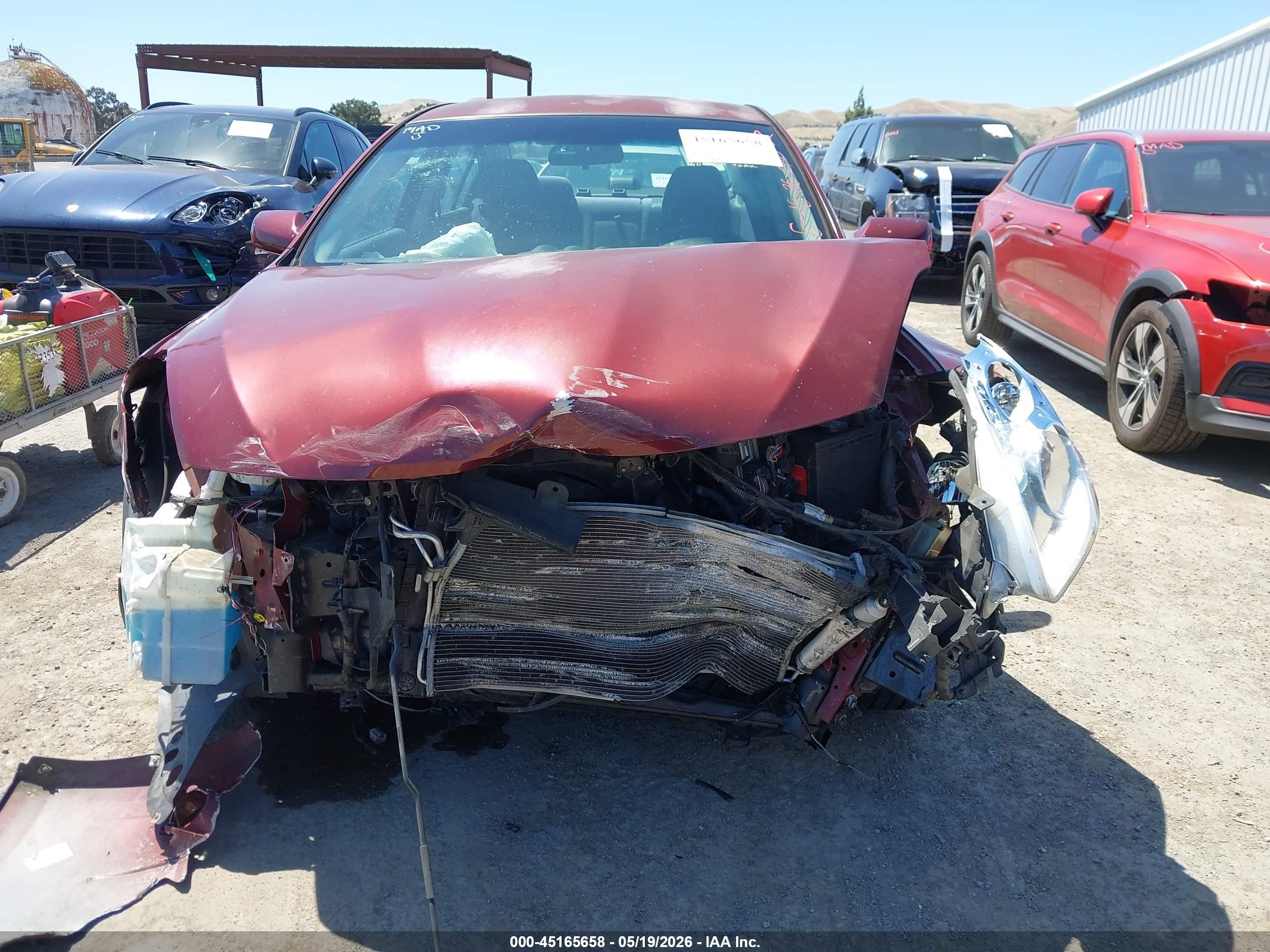 2010 Nissan Altima 2.5 S Burgundy vin: 1N4AL2AP9AN506990
