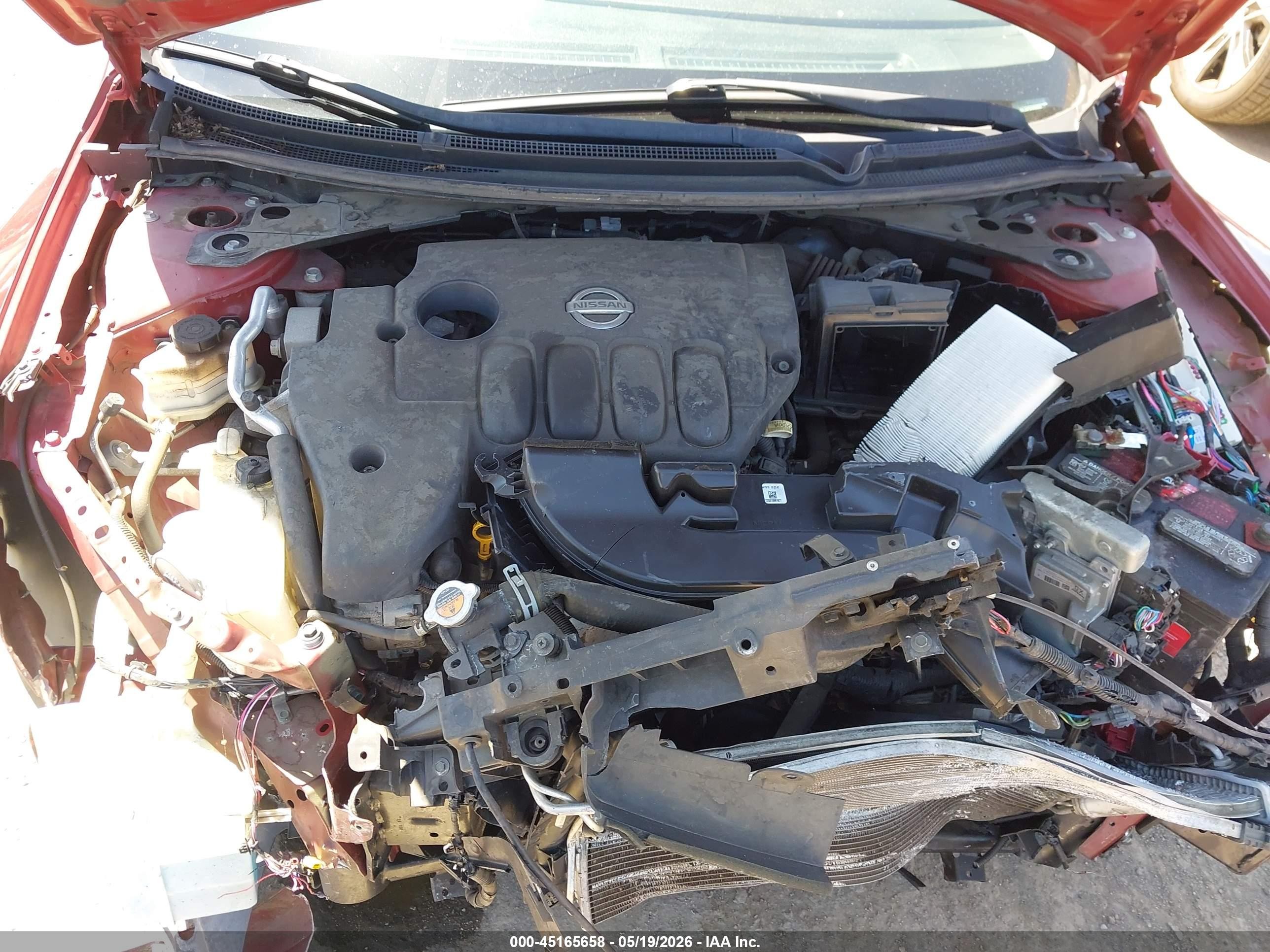 2010 Nissan Altima 2.5 S Burgundy vin: 1N4AL2AP9AN506990
