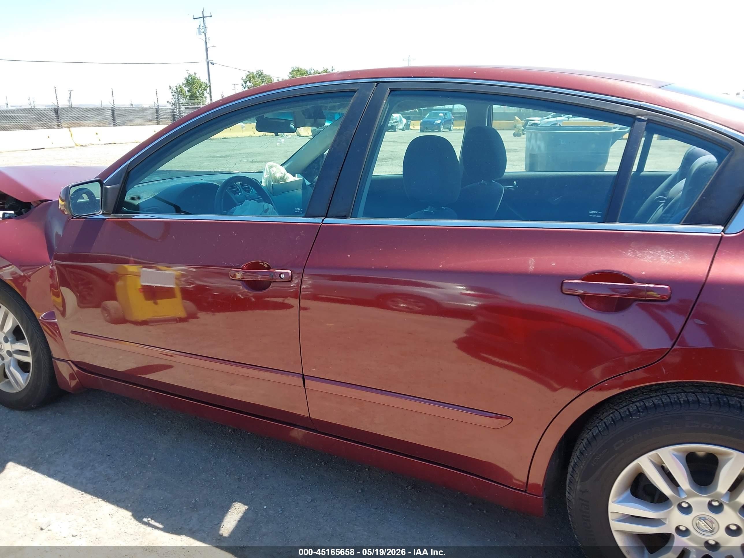 2010 Nissan Altima 2.5 S Burgundy vin: 1N4AL2AP9AN506990