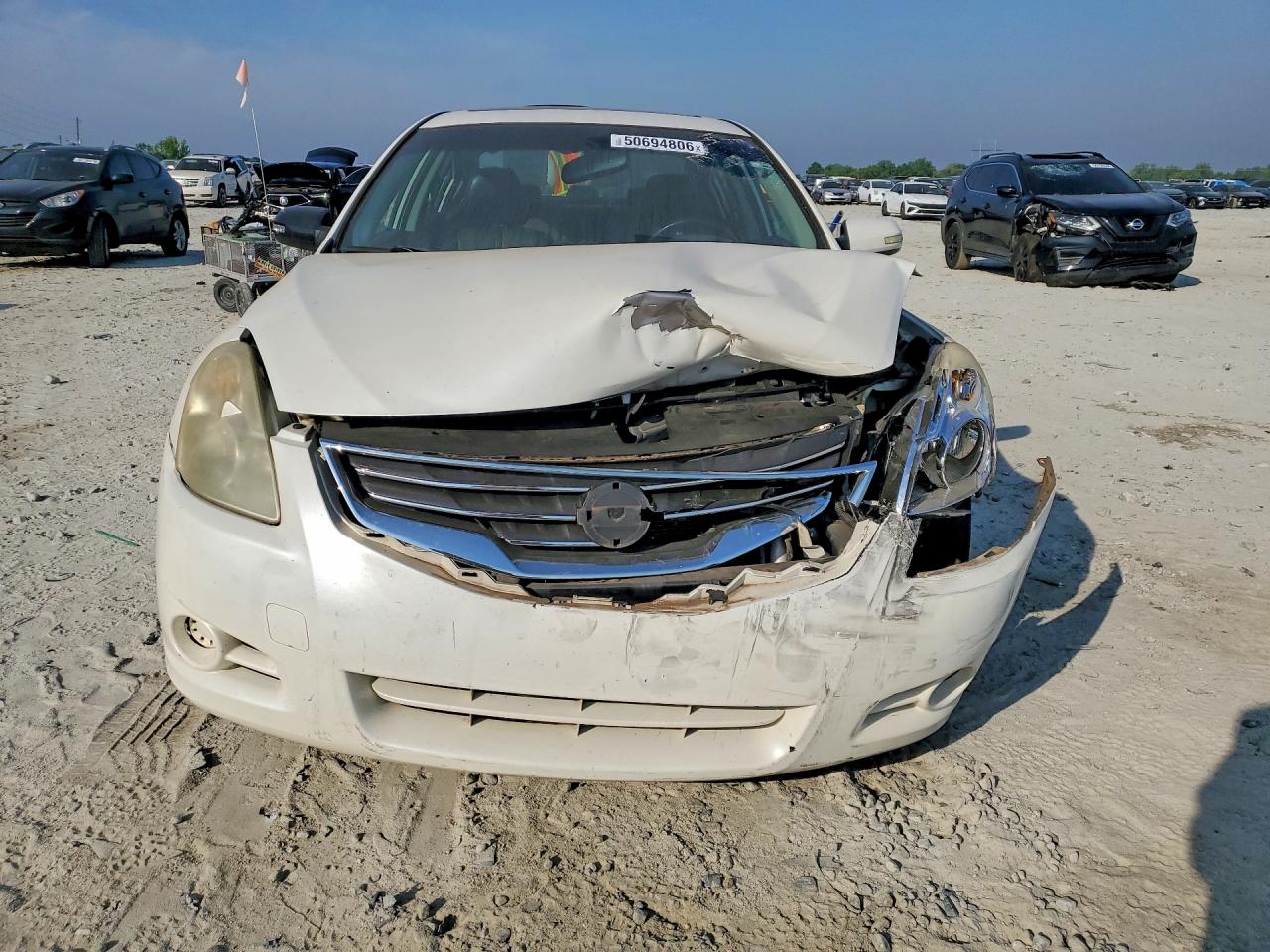 2010 Nissan Altima 2.5 White vin: 1N4AL2AP9AN532019