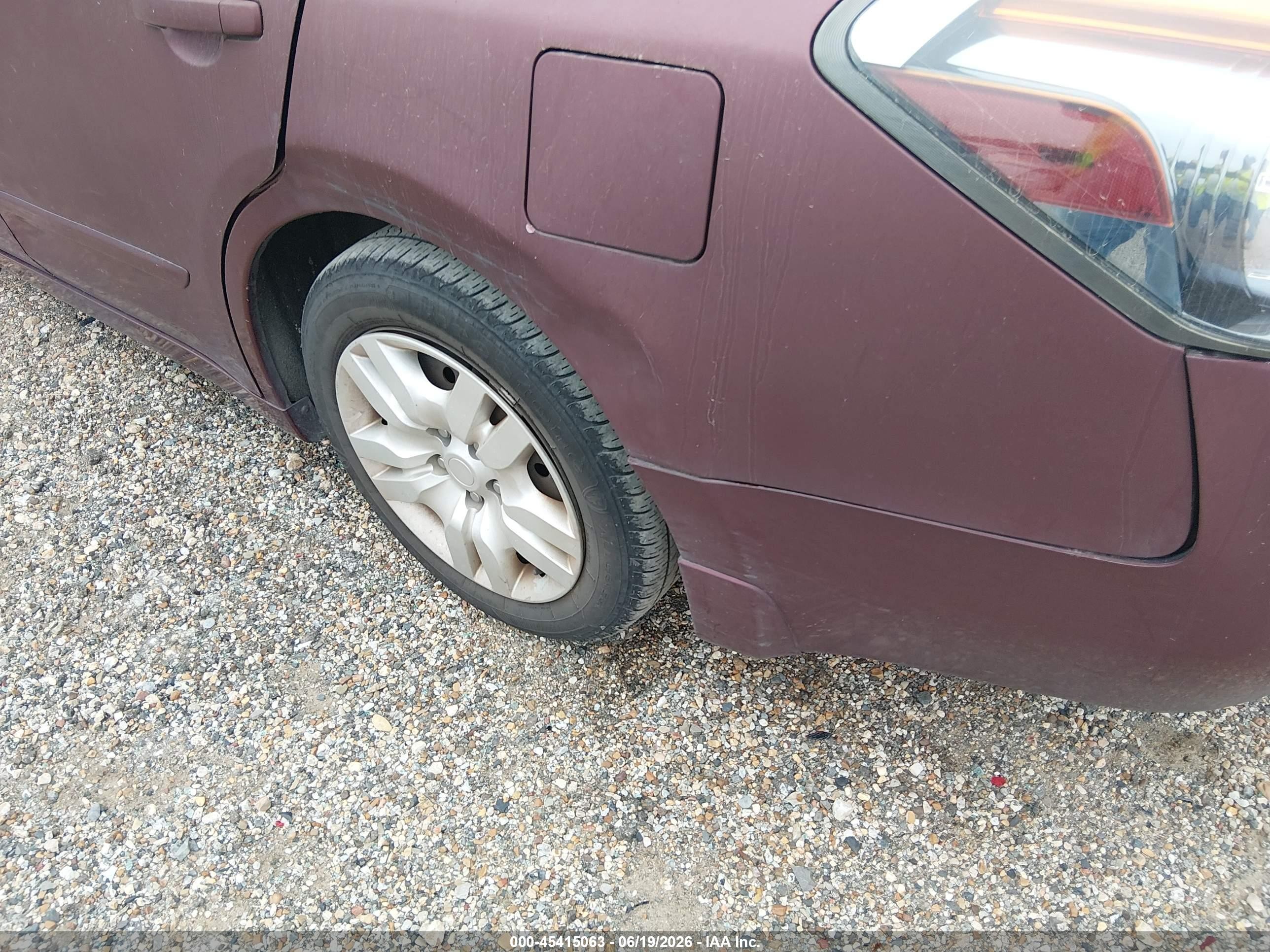 2010 Nissan Altima 2.5 S Burgundy vin: 1N4AL2AP9AN533364