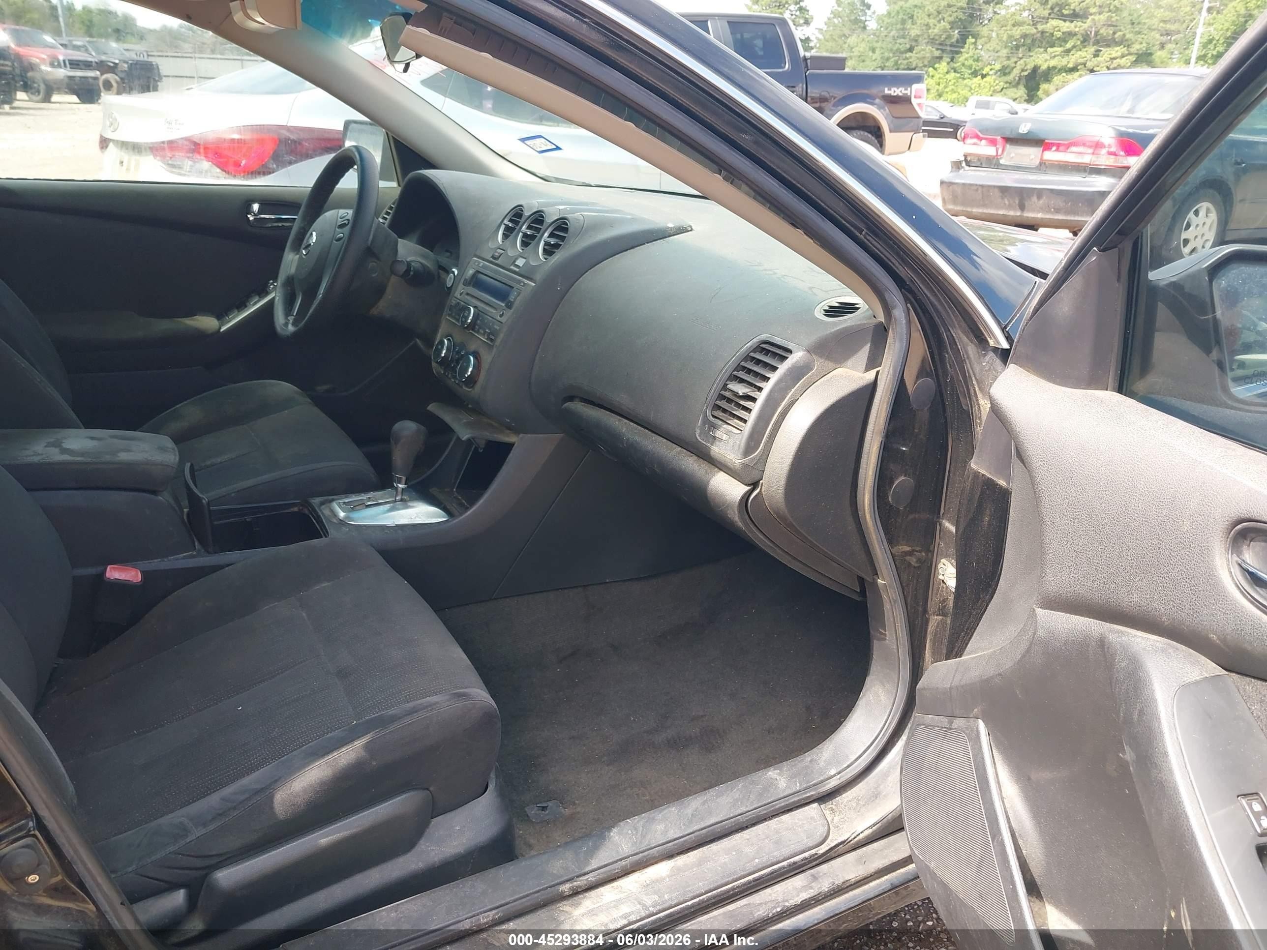 2010 Nissan Altima 2.5 S Black vin: 1N4AL2AP9AN534675