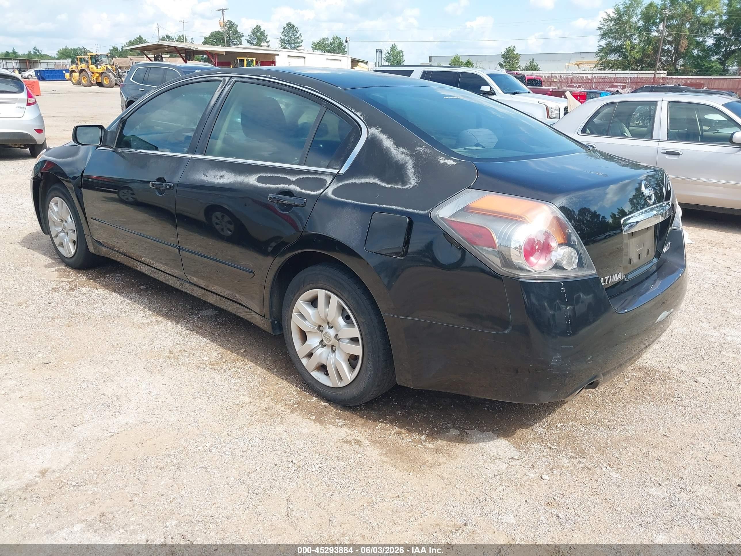 2010 Nissan Altima 2.5 S Black vin: 1N4AL2AP9AN534675